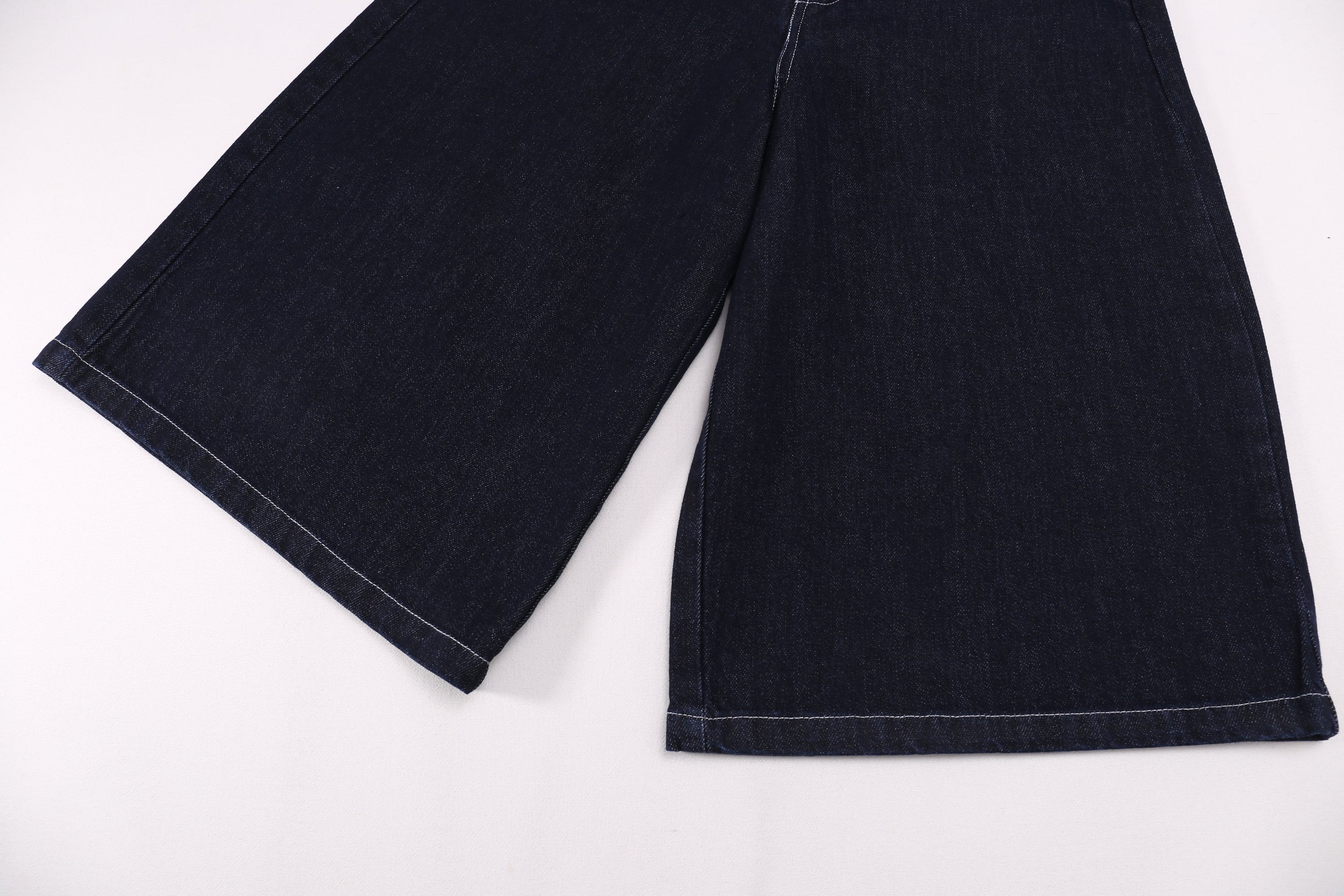 Omirad Patchwork Denim Shorts | Wide-Leg Street Style