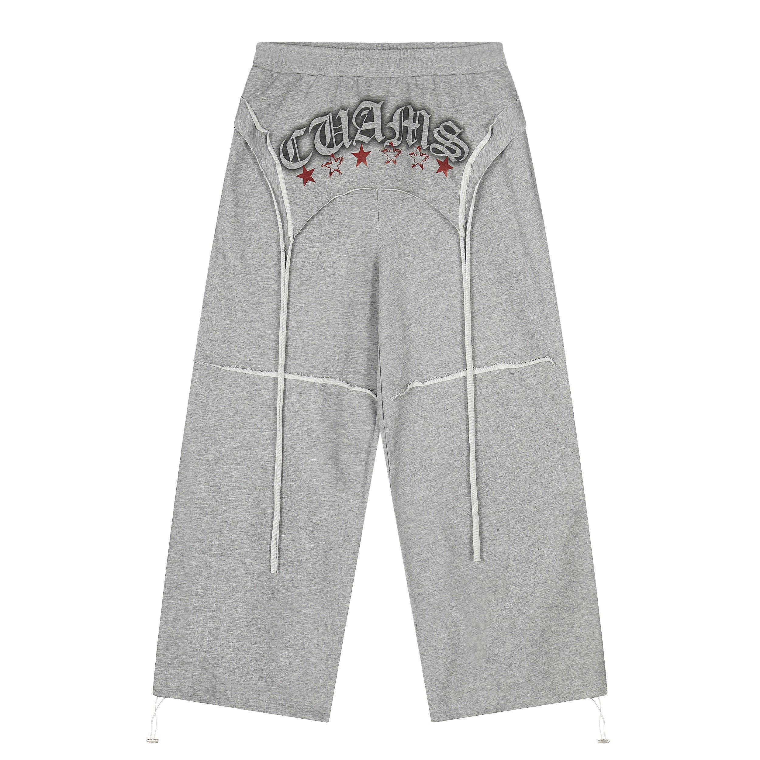 CUAMS Multi-Drawstring Wide-Leg Sweatpants | Streetwear