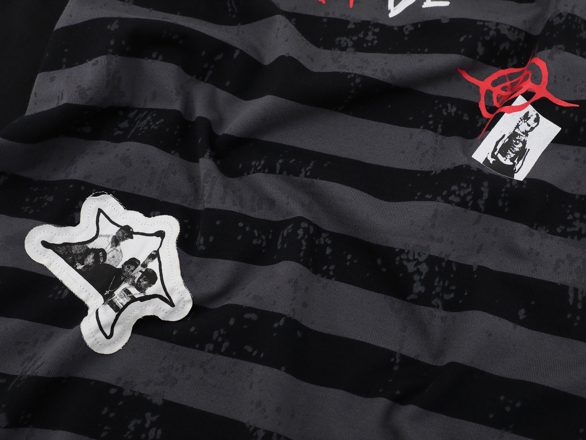 High Profile Striped Raglan Long Sleeve Tee | Y2K Streetwear