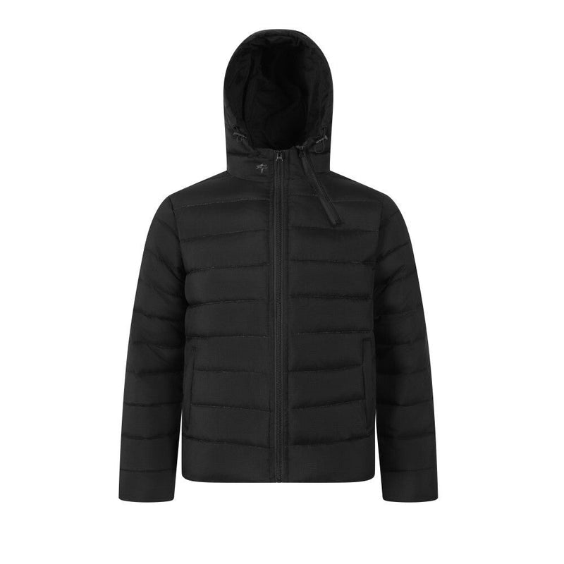 Omirad Minimalist Nylon Puffer Jacket with Hood