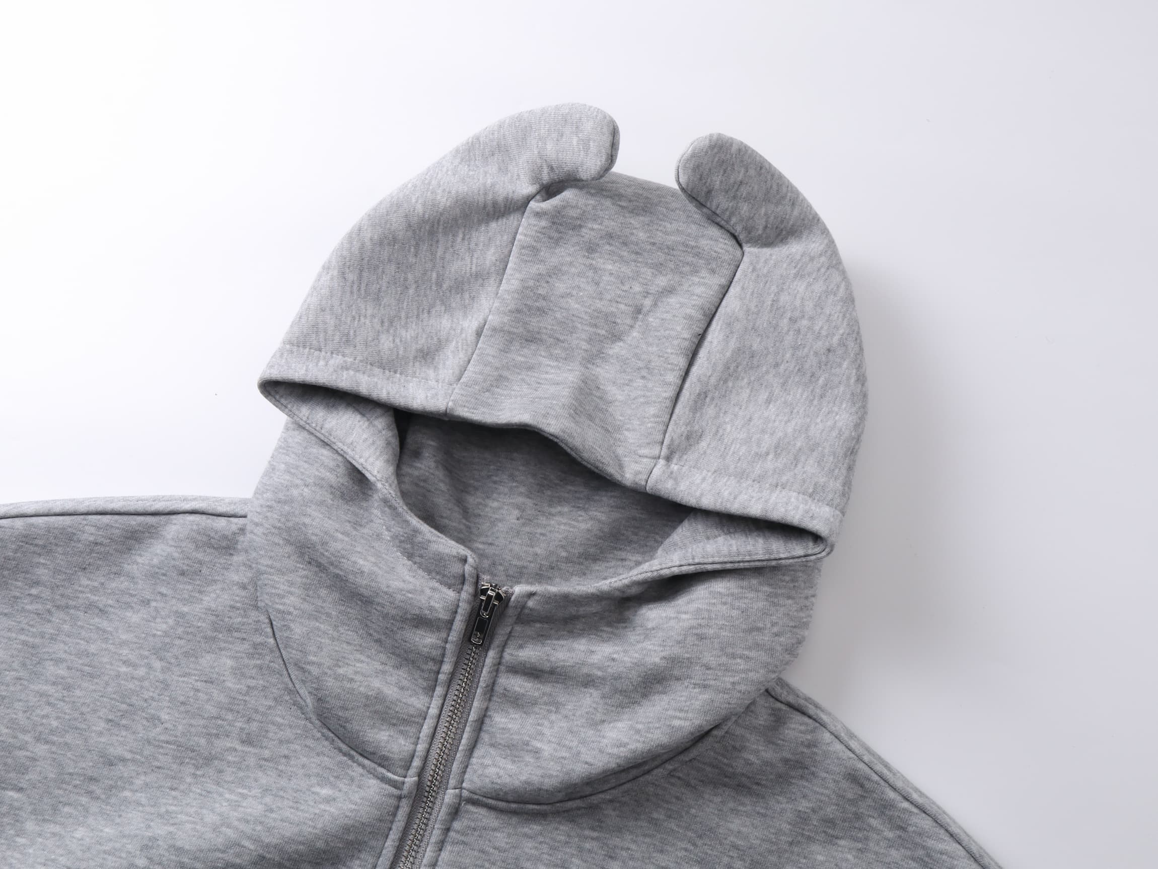 Omirad Devil-Ear Zip Hoodie | Black Streetwear Hoodie