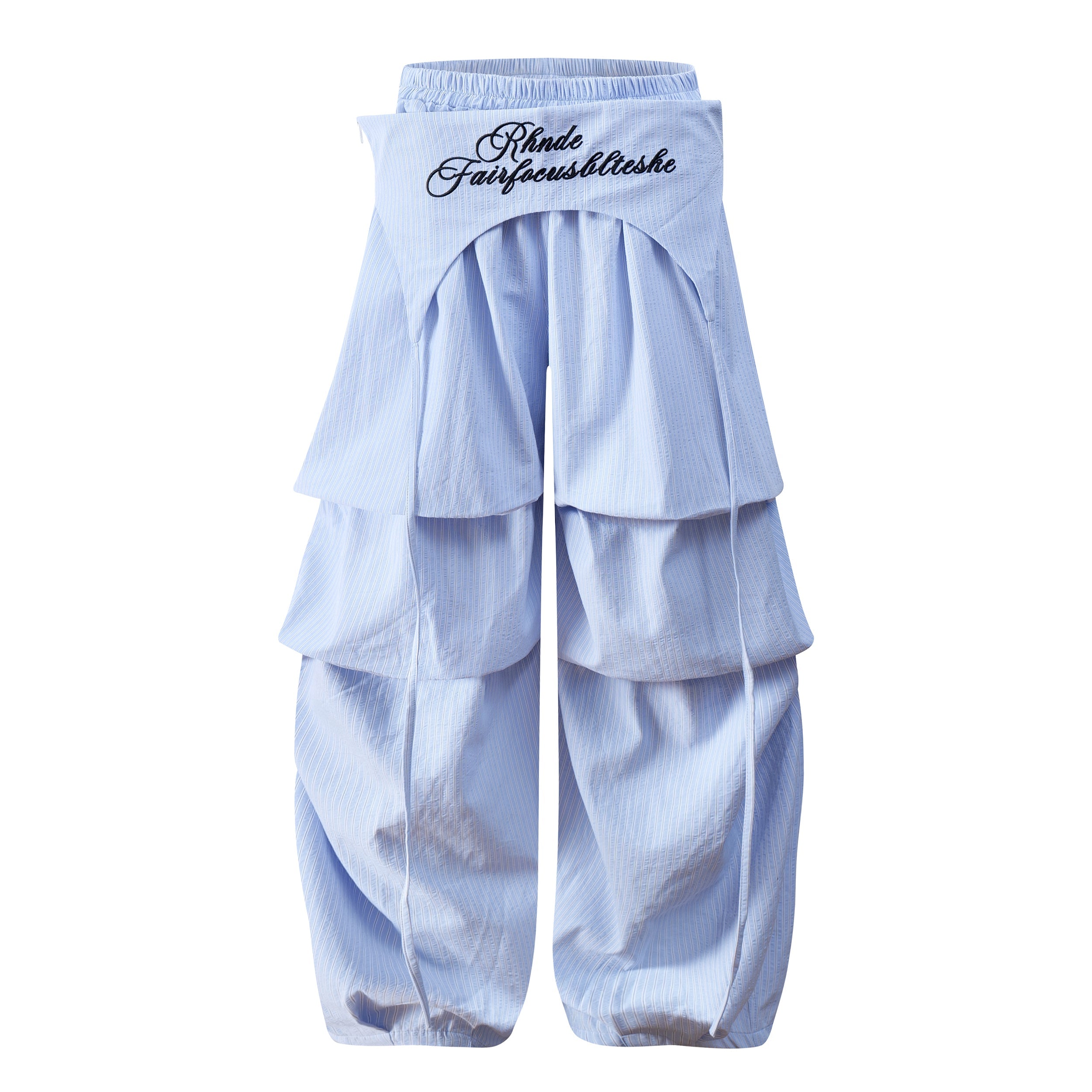 Fairfocus Layered Pleated Wide-Leg Pants | Streetwear