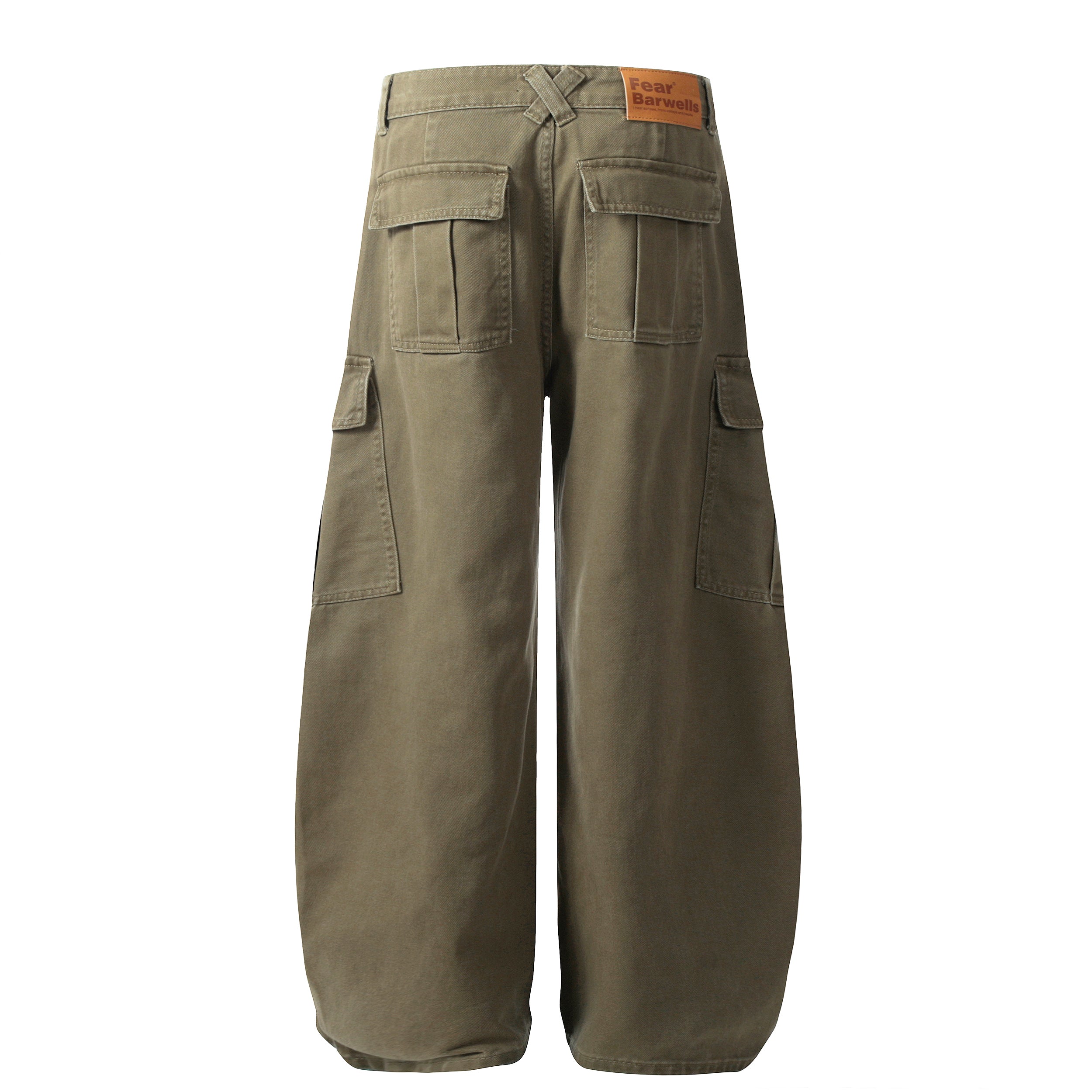 Multi-Pocket Wide-Leg Cargo Jeans | Oversized Fit