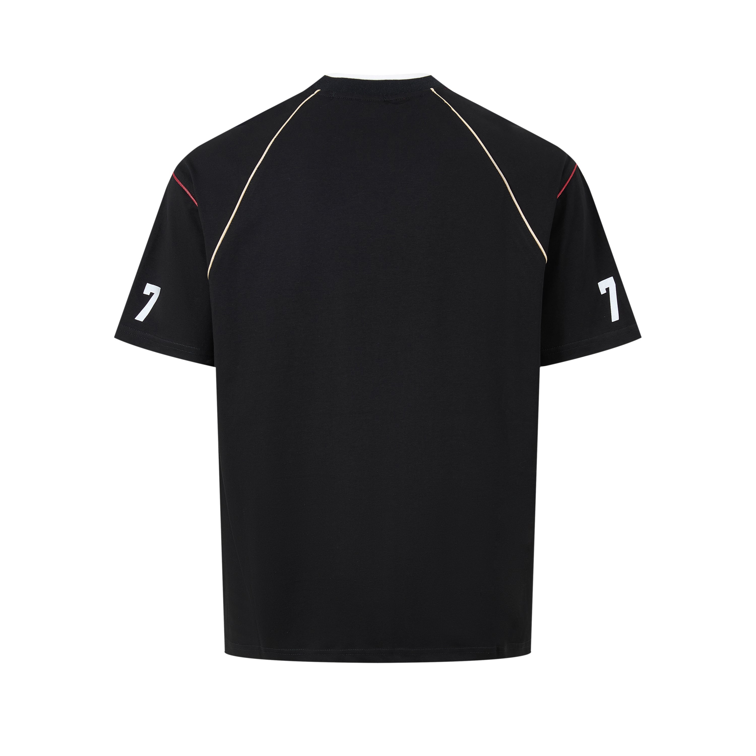 Retro Football Jersey T-Shirt | Vintage Crest Oversized Tee