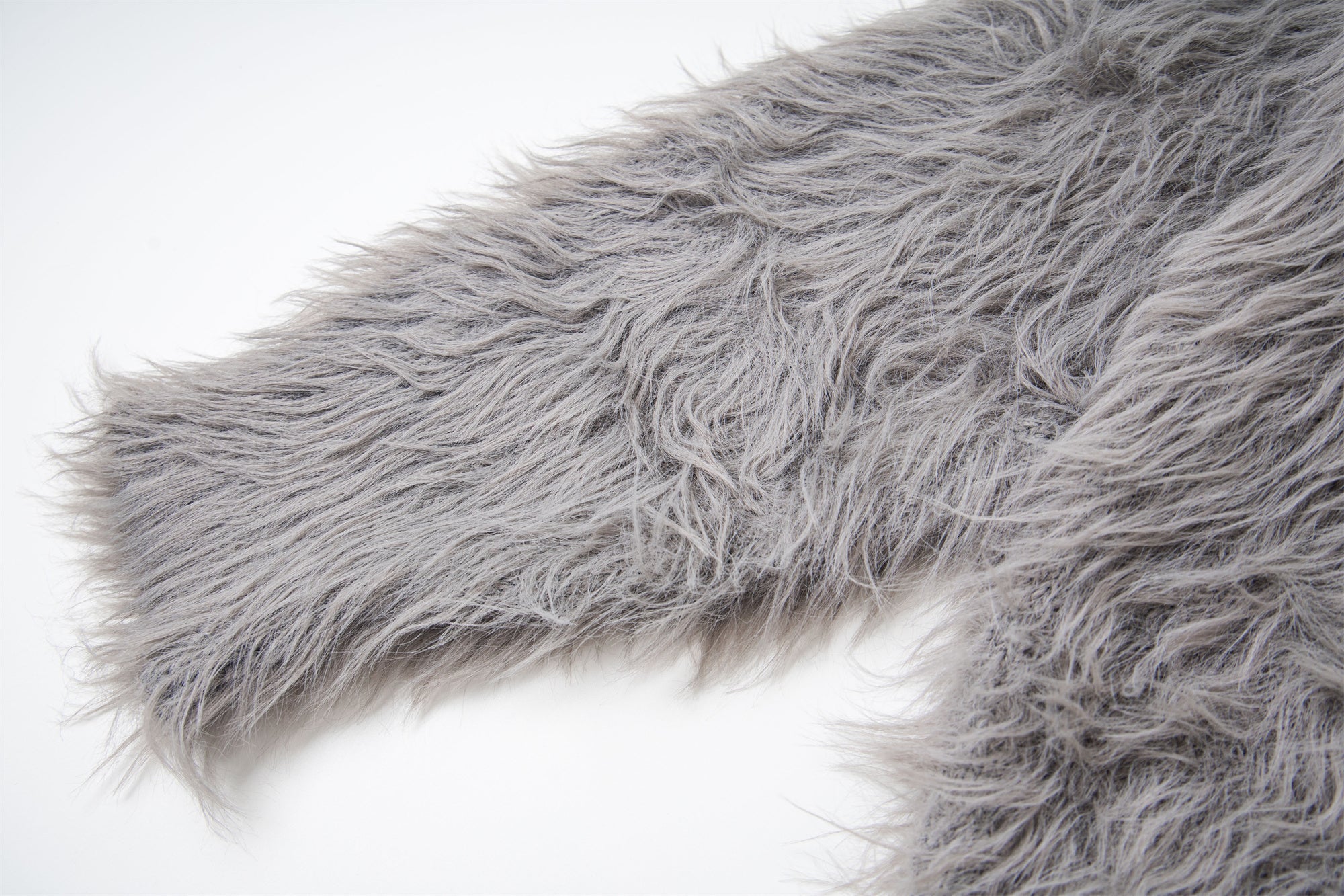 Omirad Long-Fur Graphic Sweater | Pink Shaggy Knit Pullover