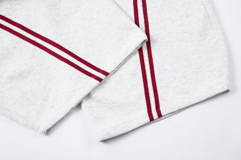 Omirad Double Stripe Barrel Sweatpants | Wide Leg Joggers