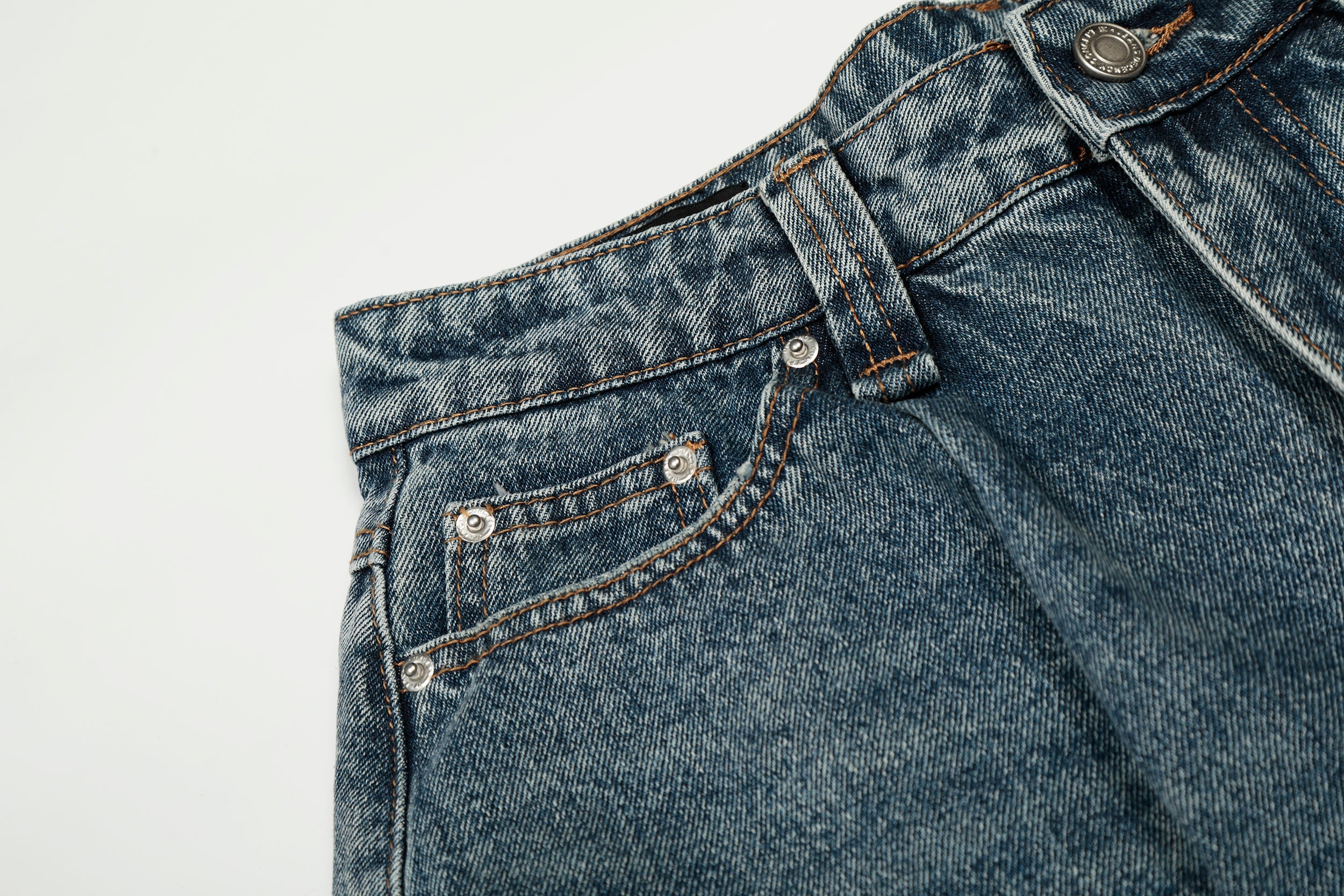 Omirad 3D Panel Balloon Fit Vintage Jeans | Wide Leg Denim
