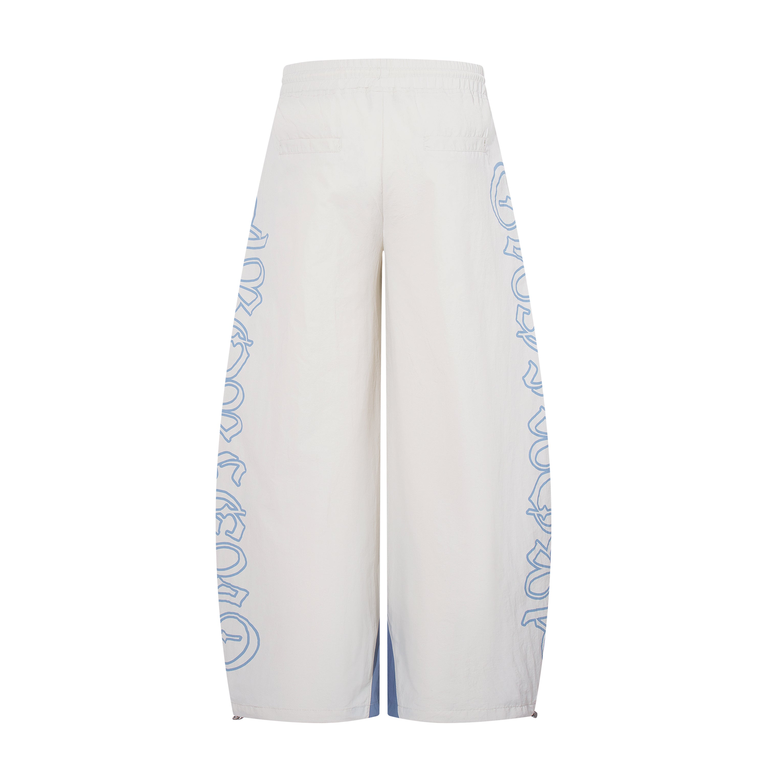Omirad Graphic Panel Track Pants | Wide-Leg Streetwear