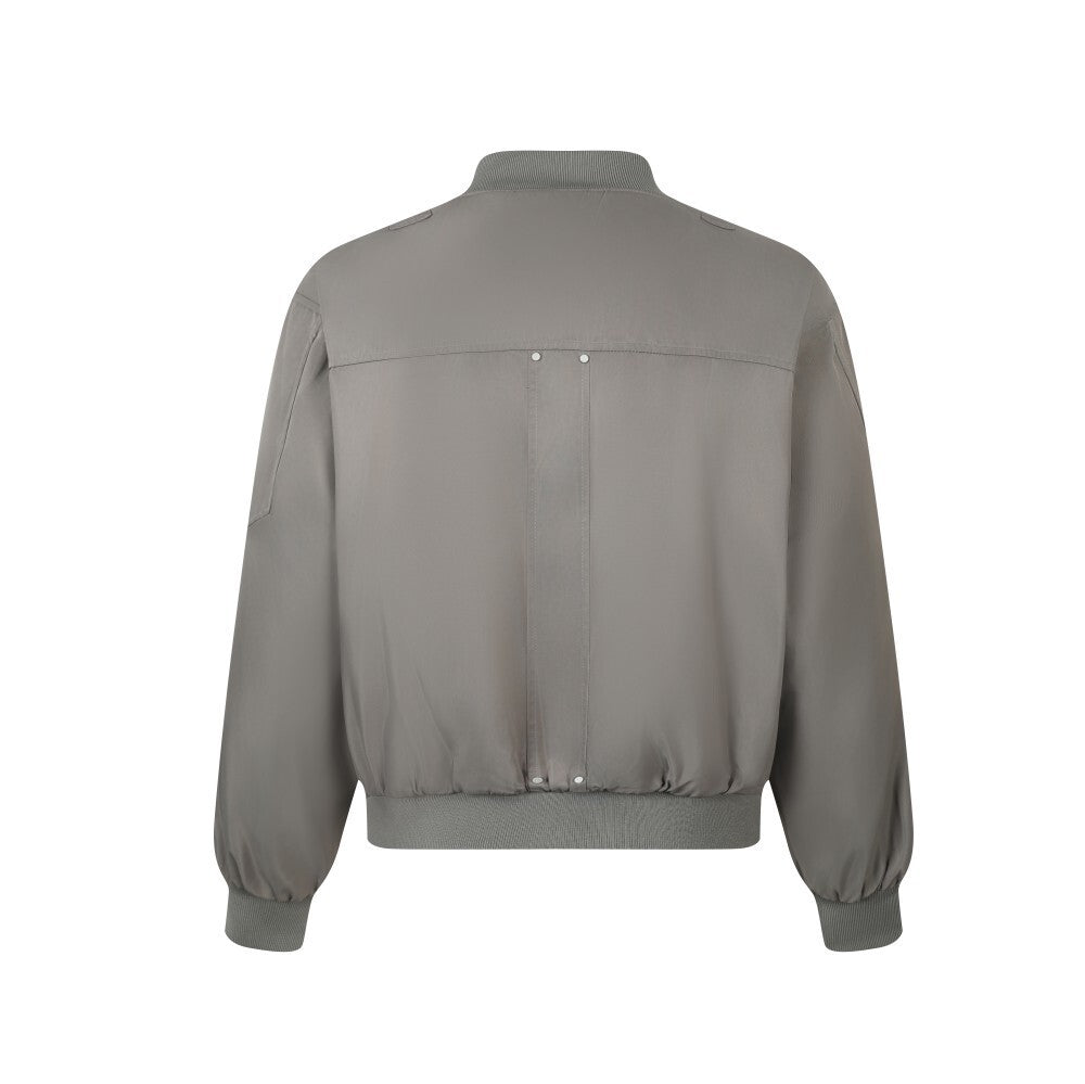 Omirad Minimal Flight Bomber Jacket | Structured Streetwear