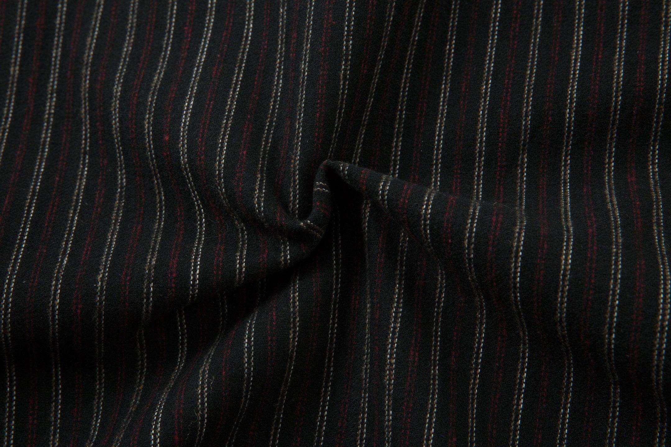 Omirad Striped Faux-Leather Trim Jacket | Streetwear