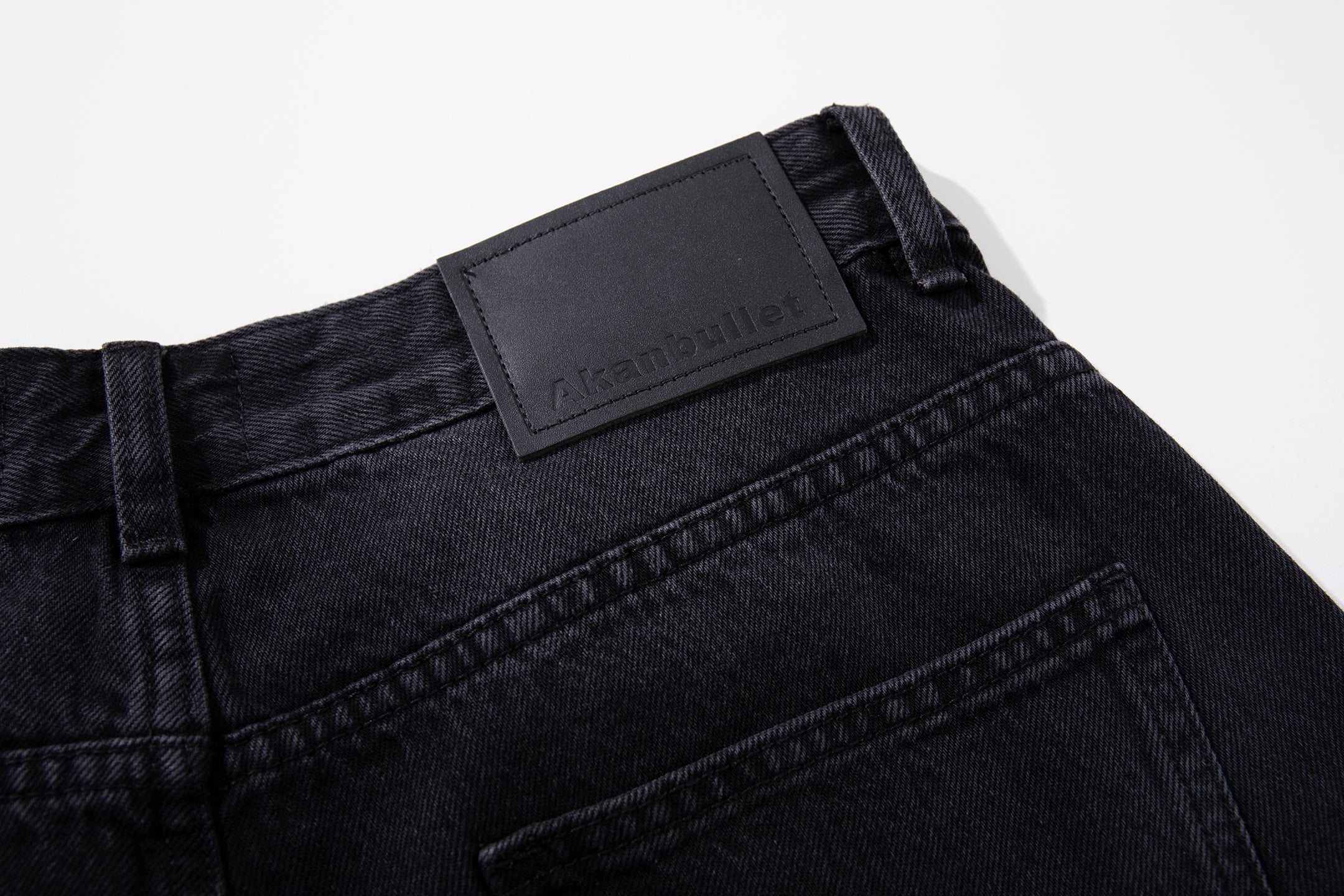 Omirad Split-Panel Utility Wide-Leg Jeans | Dark Wash