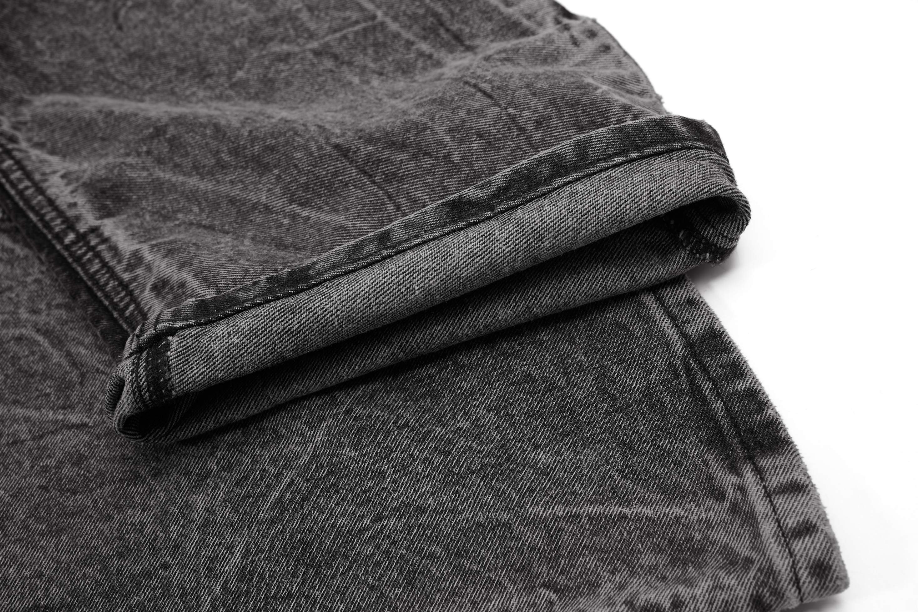 Distressed Studded Stacked Denim Pants | Streetwear Jeans