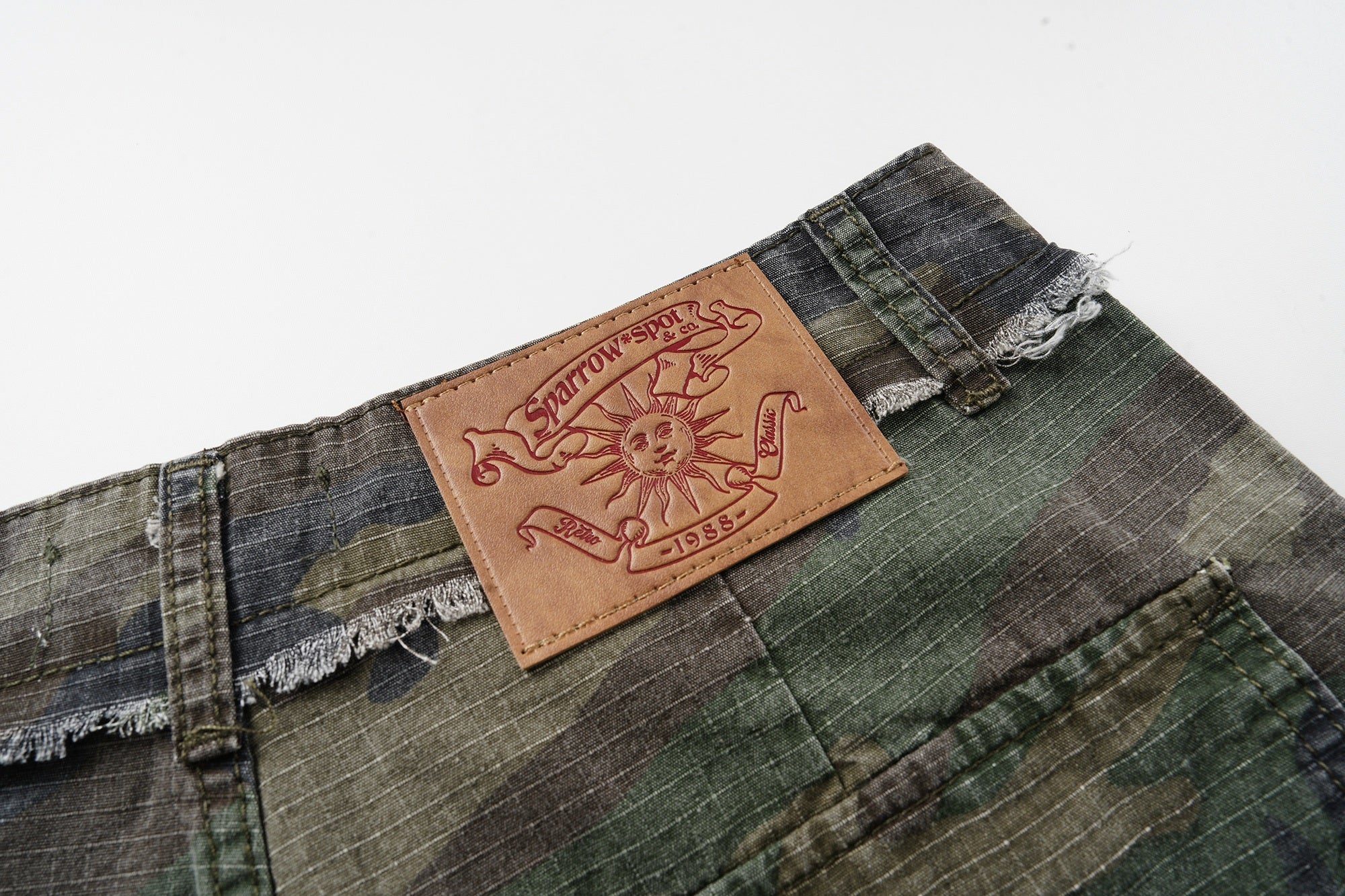 Camouflage Cargo Shorts | Oversized Wide-Leg Streetwear