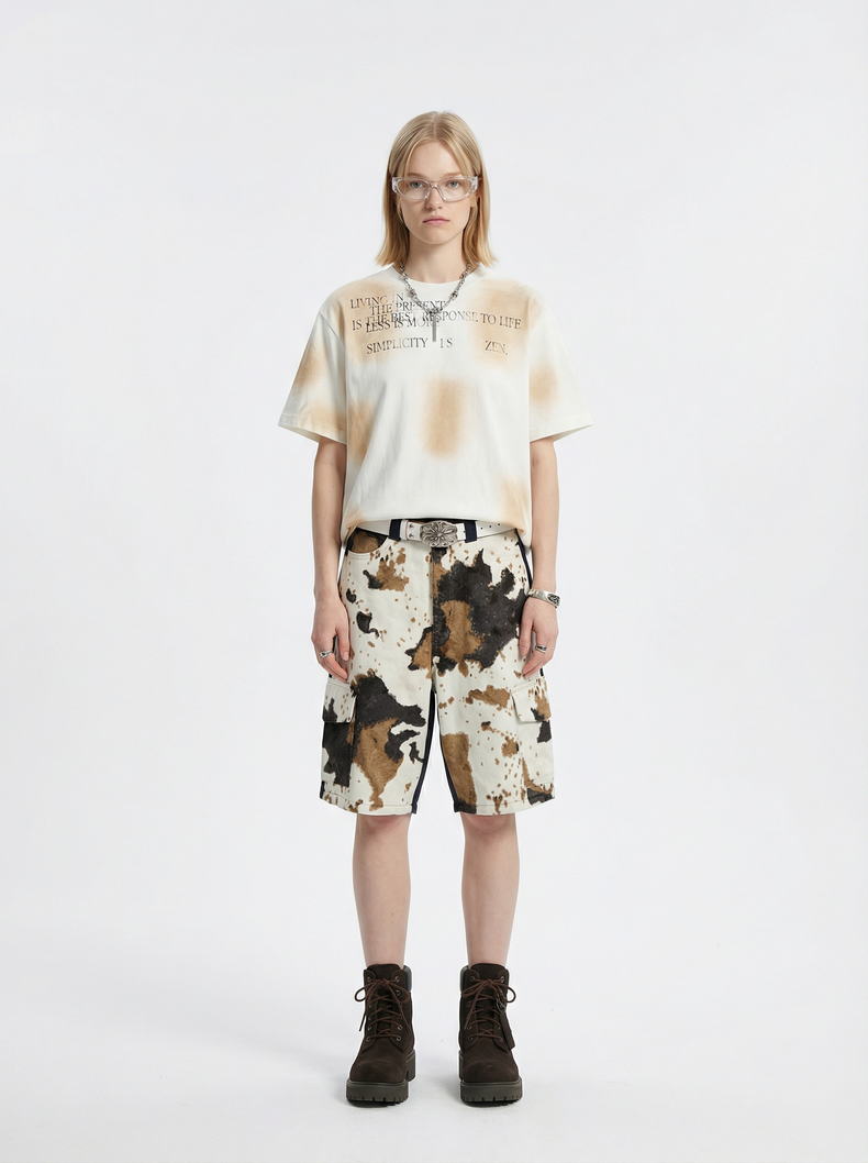 Omirad Vintage Spray Dyed Tee | Minimalist Streetwear T-Shirt