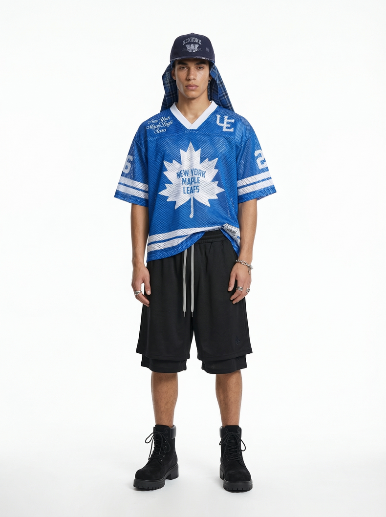 Omirad Maple 26 Mesh Jersey T-Shirt | Varsity Streetwear