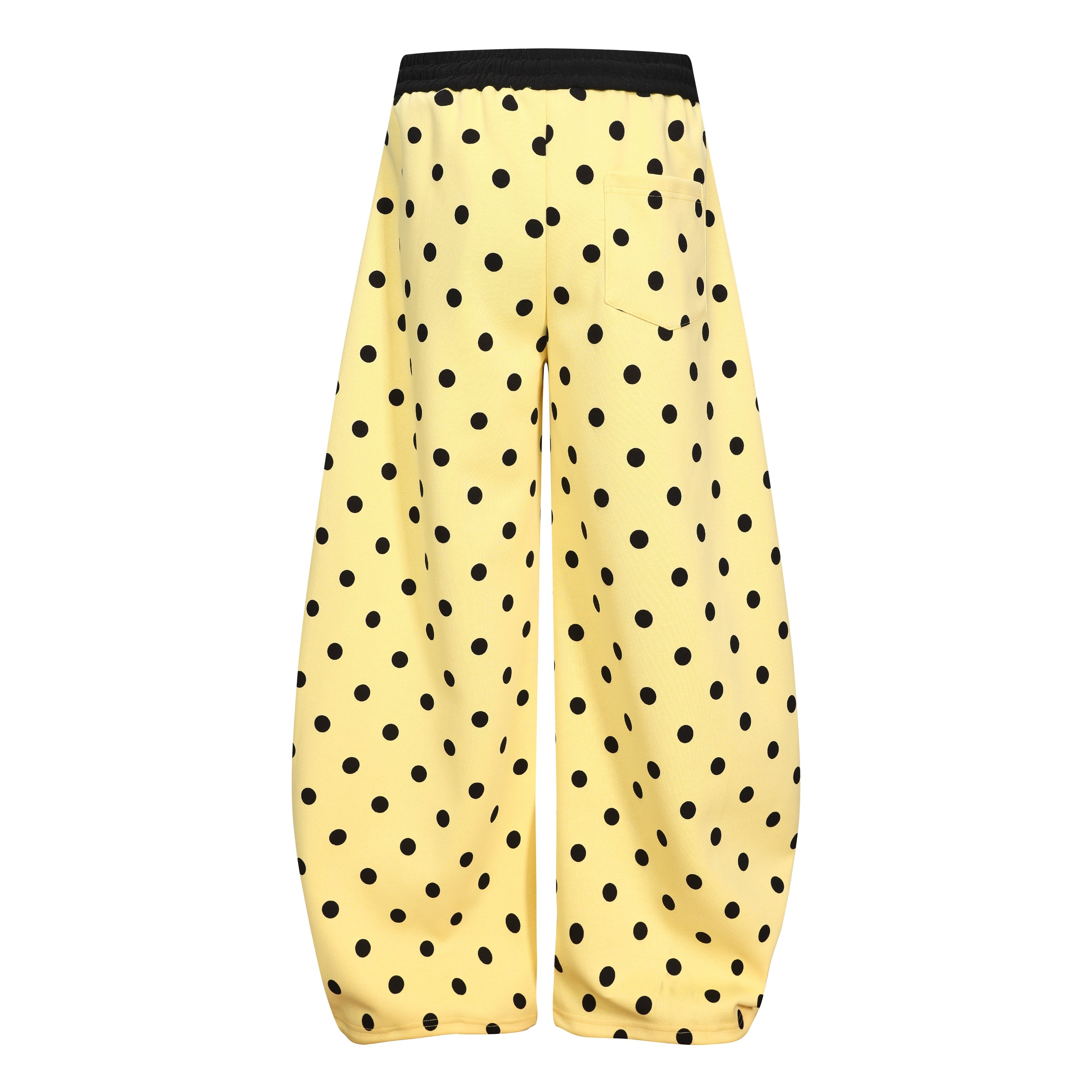 Y2K Graphic Polka Dot Wide-Leg Sweatpants | Omirad