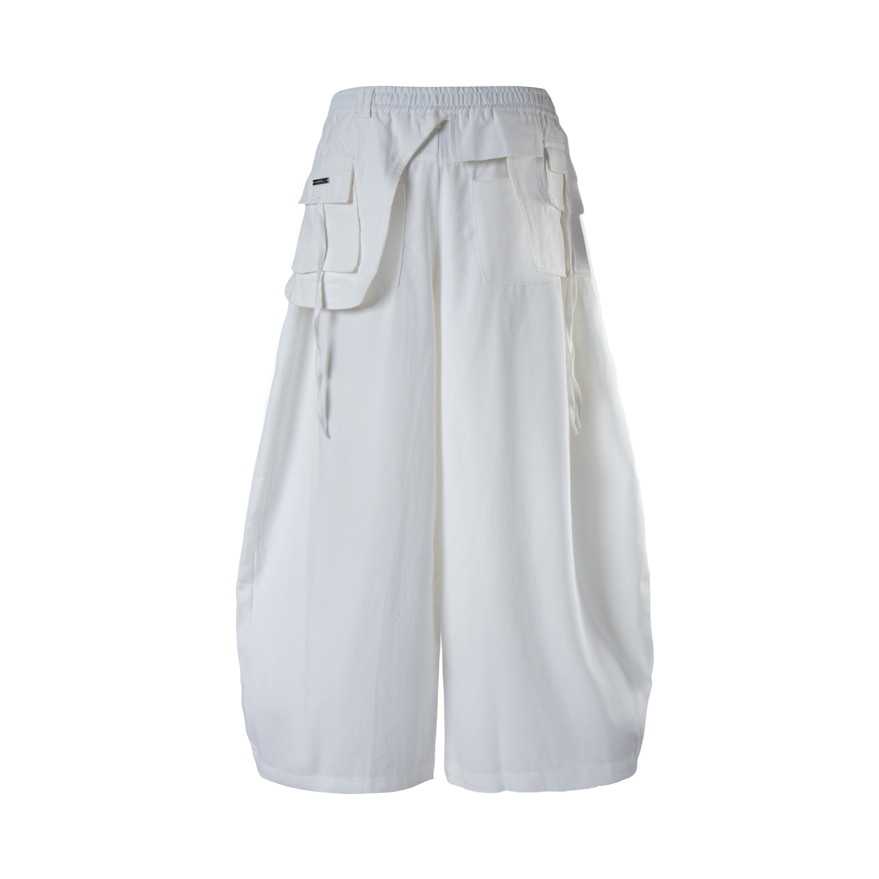 Minimalist Balloon Cargo Pants | Wide-Leg Utility Fit