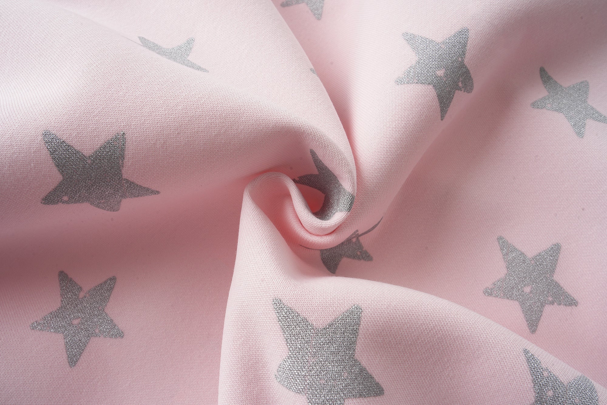 Pink Star Print Hoodie | Glitter Script Streetwear Sweatshirt