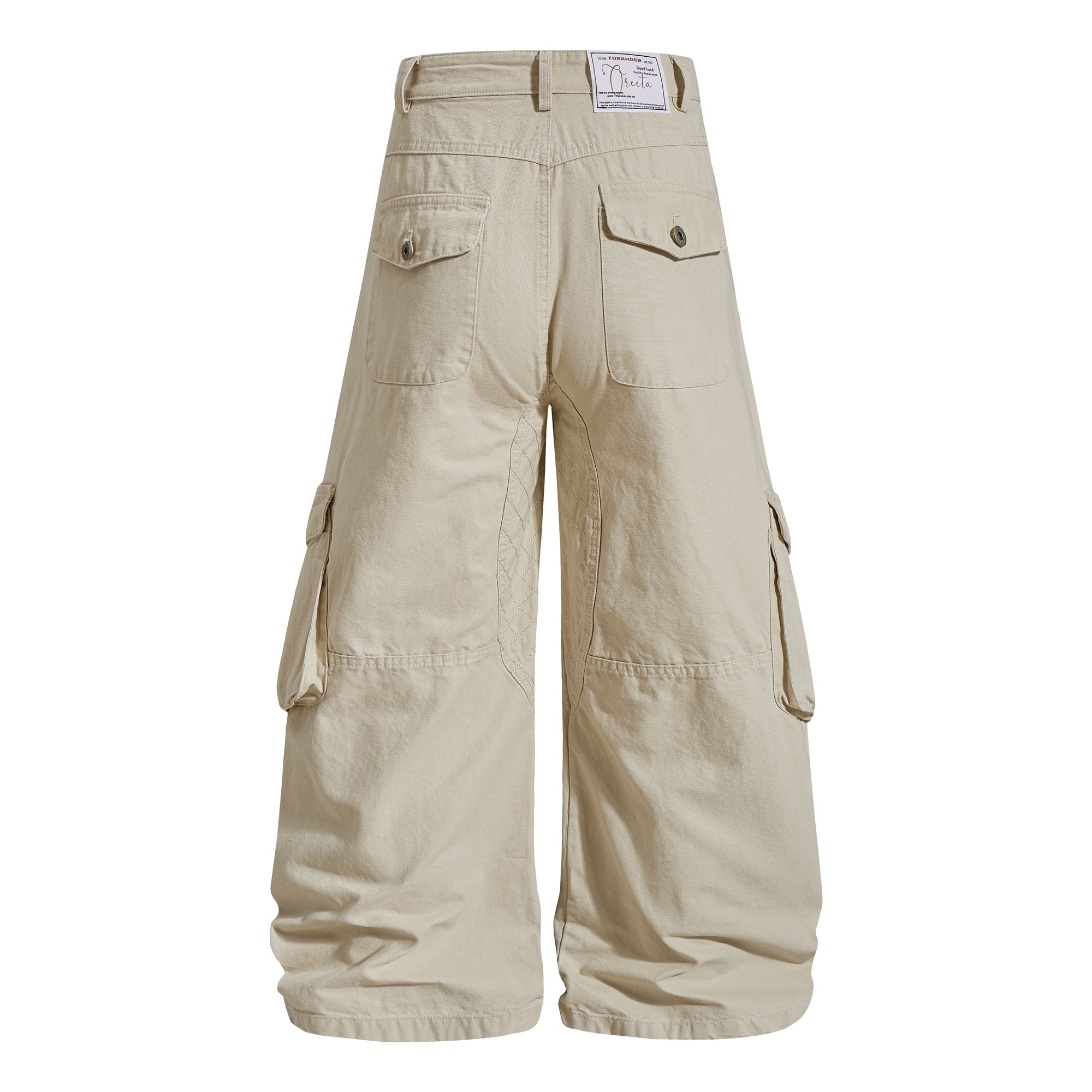 Omirad Utility Baggy Cargo Pants | Wide-Leg Y2K Streetwear