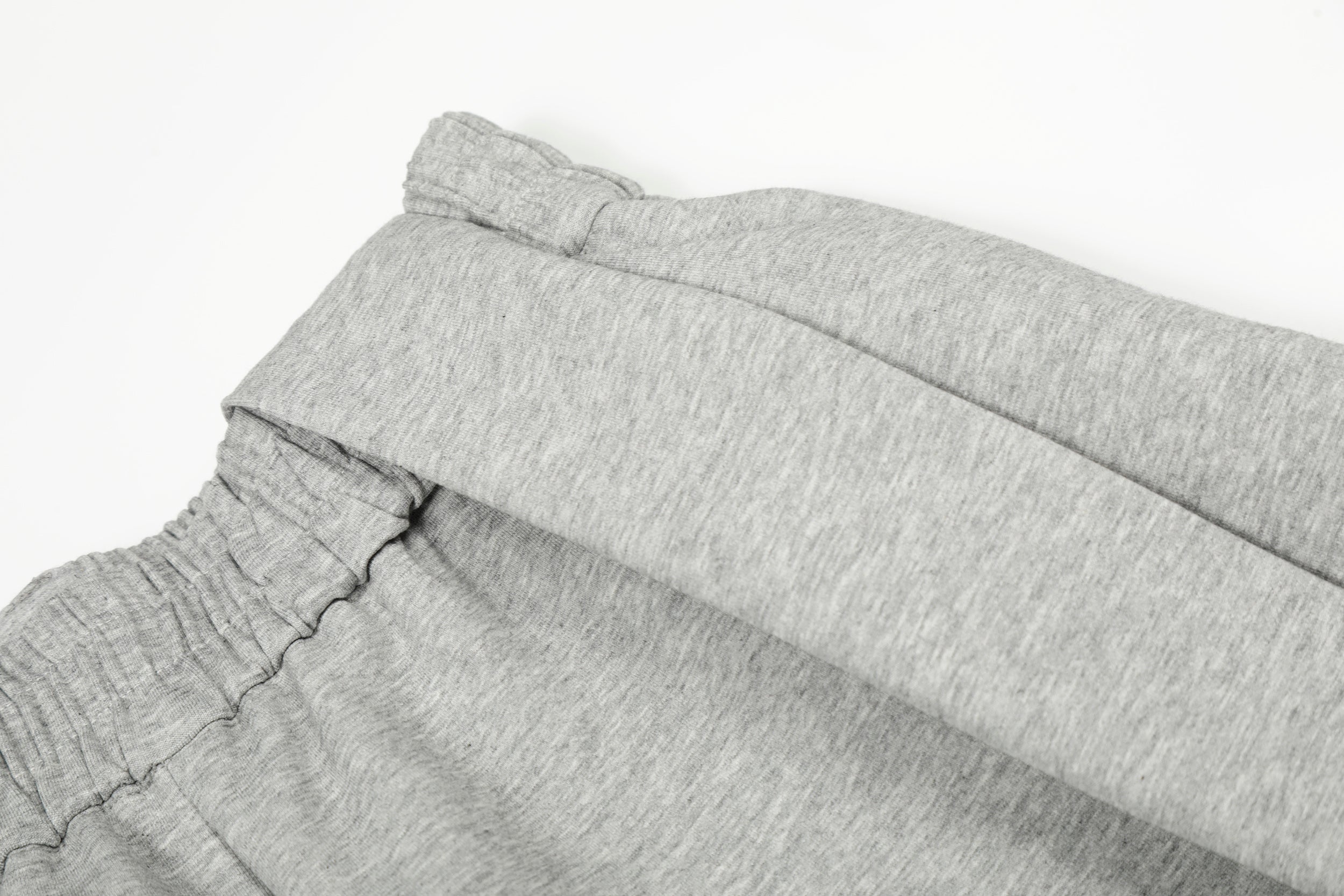Omirad Pleated Relaxed Wide-Leg Pants – Light Grey