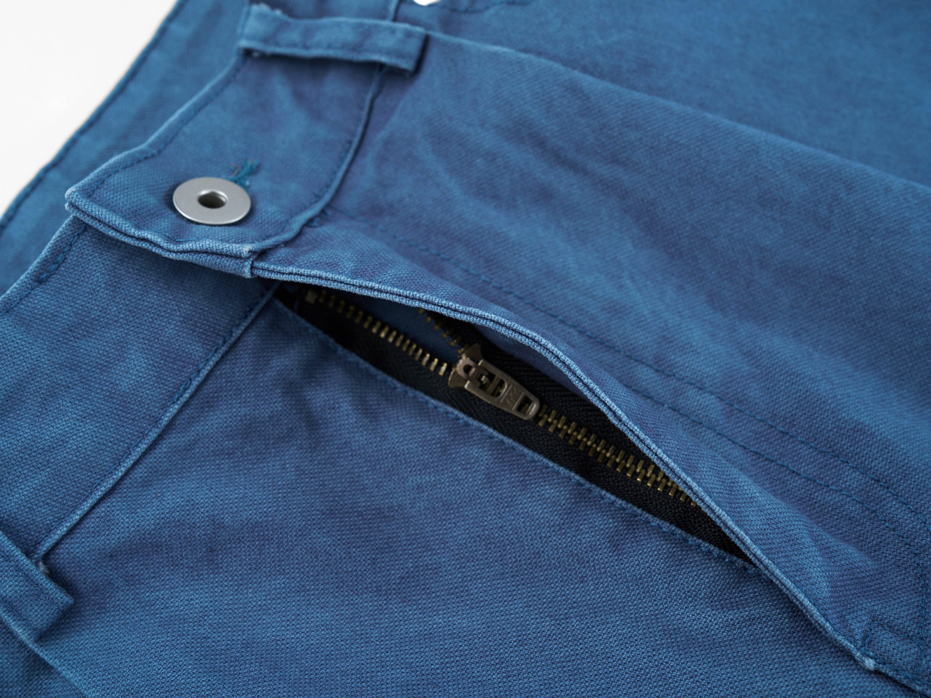 Utility Panel Wide-Leg Denim Pants | Workwear Streetwear
