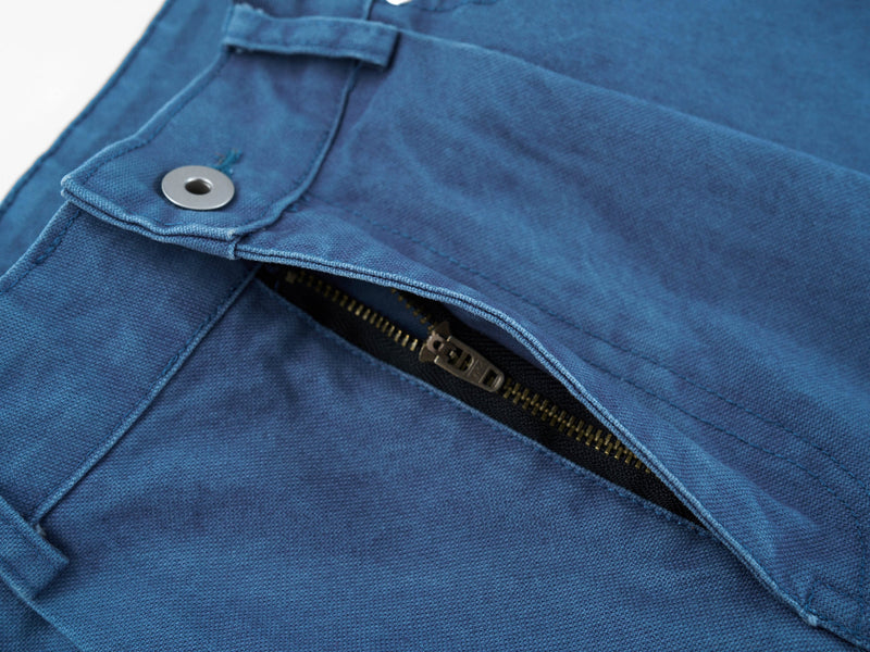 Utility Panel Wide-Leg Denim Pants | Workwear Streetwear