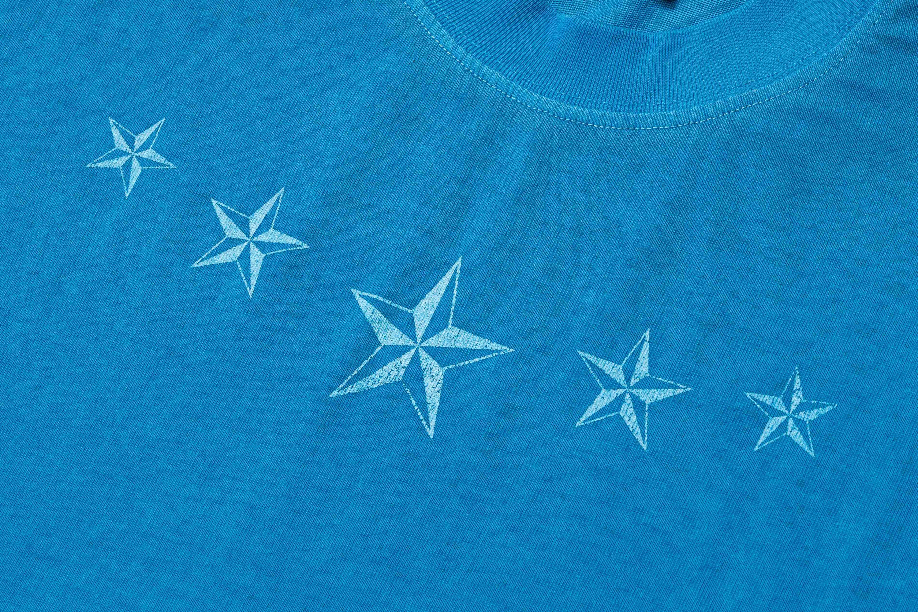 Omirad Minimal Star Tee | Oversized Vintage Wash Cotton T-Shirt