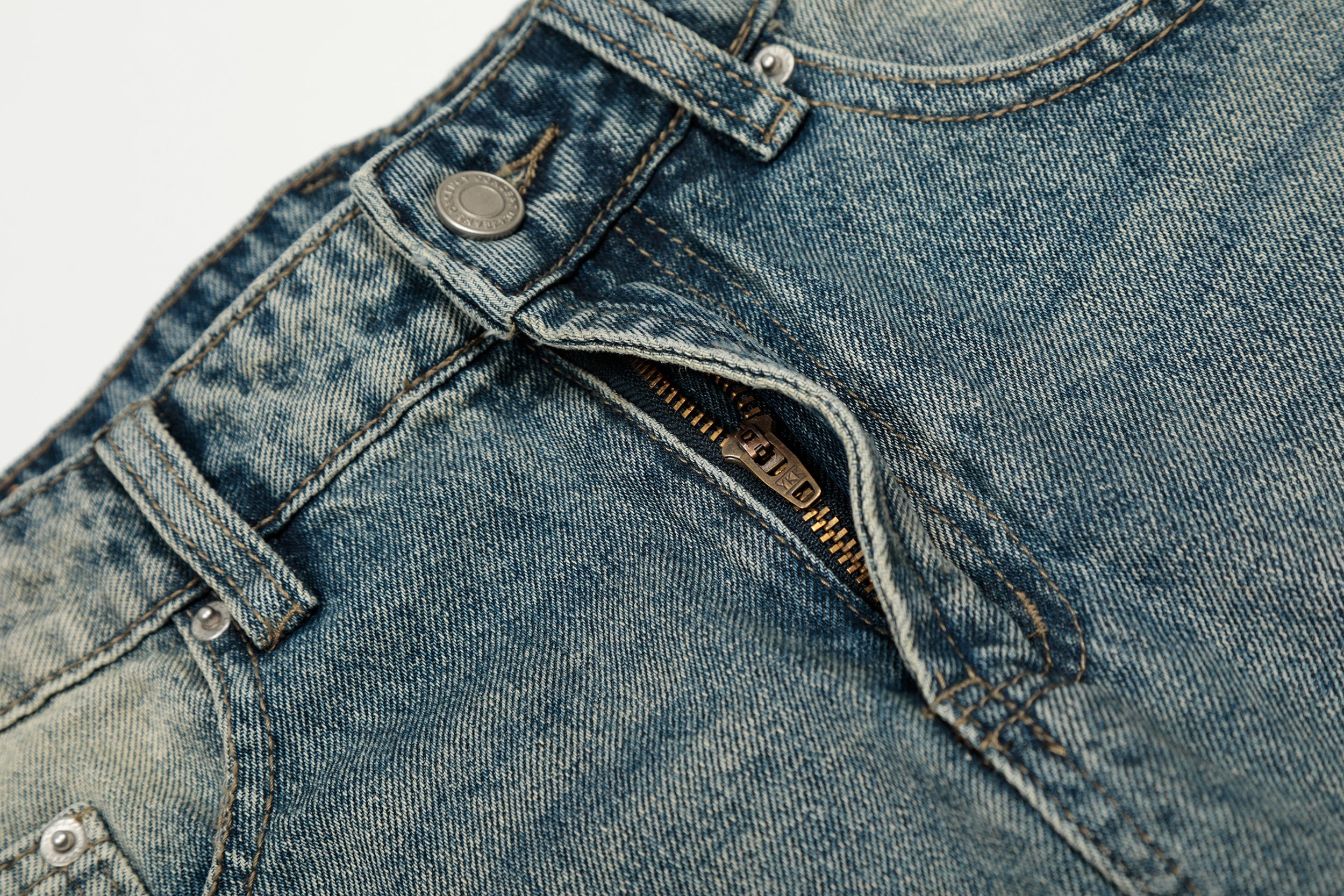 Omirad Vintage Fade Wide-Leg Jeans | Oversized Streetwear Denim