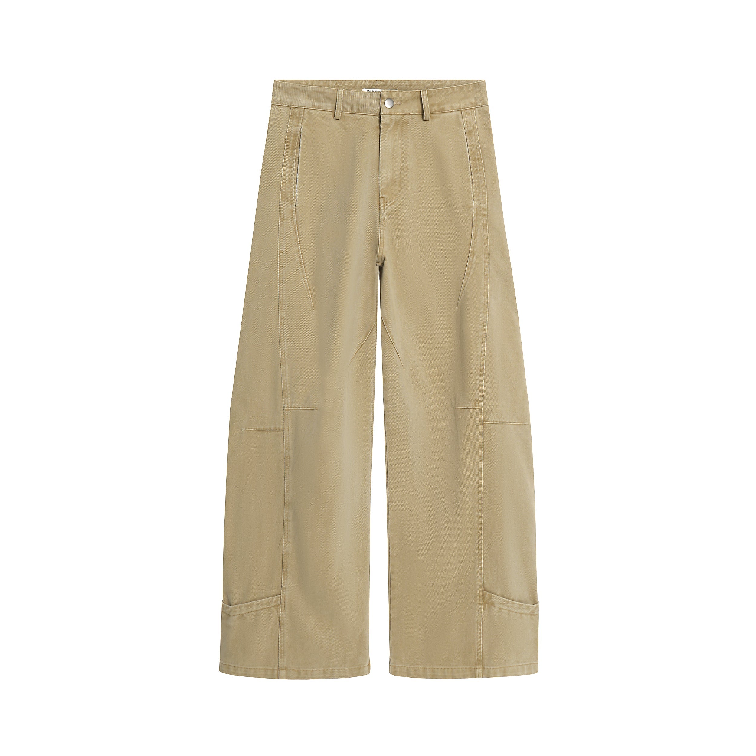 Omirad Wide-Leg Work Pants | Cotton Twill Utility Trousers