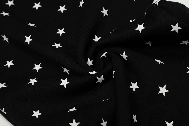 All-Over Star Print Wide-Leg Pants | Y2K Street Style