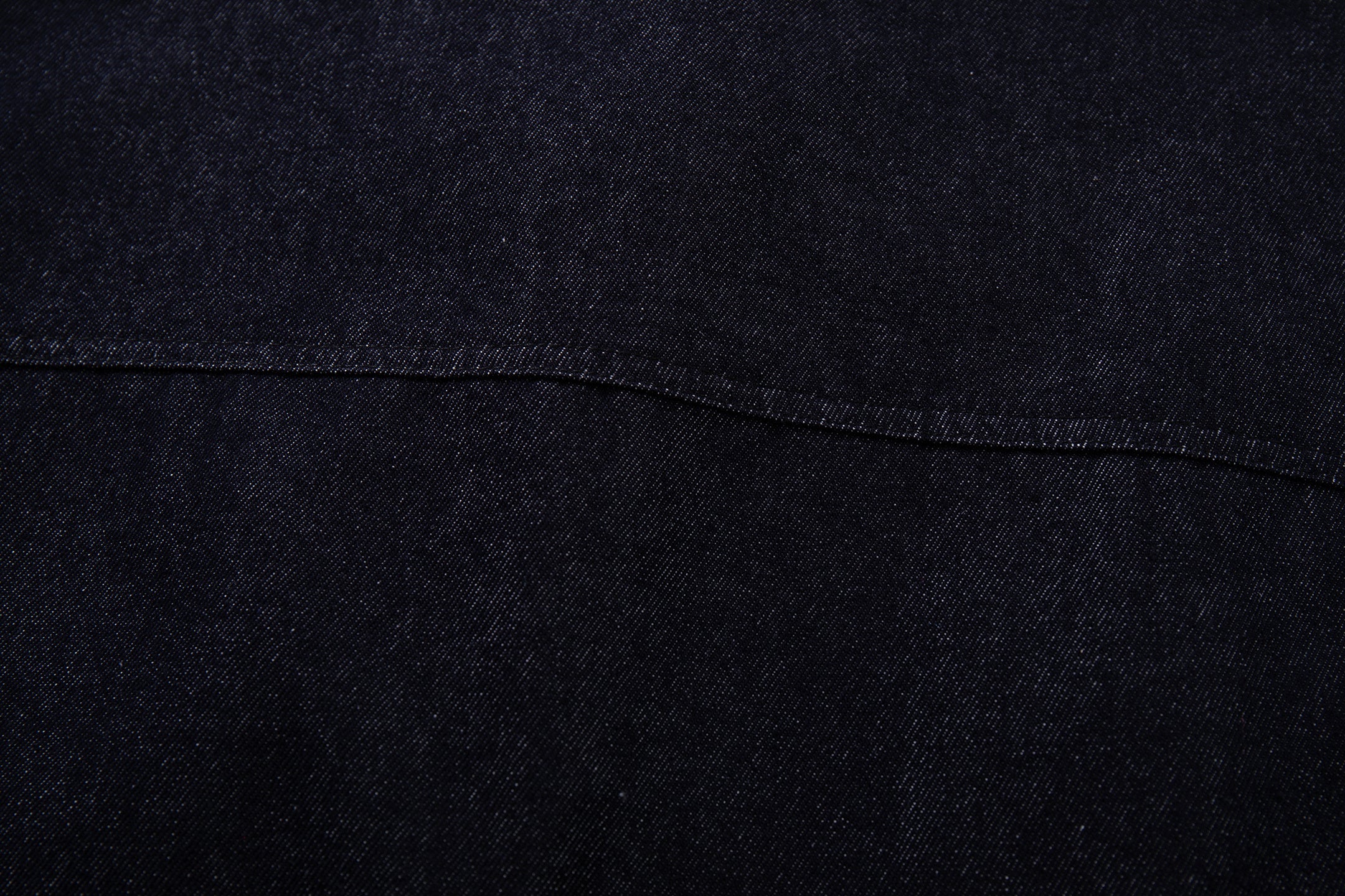 Men's Dark Indigo Denim Jacket with Metal Buckle Detail