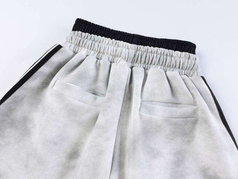 Barcode Graphic Wide-Leg Sweatpants | Streetwear Joggers