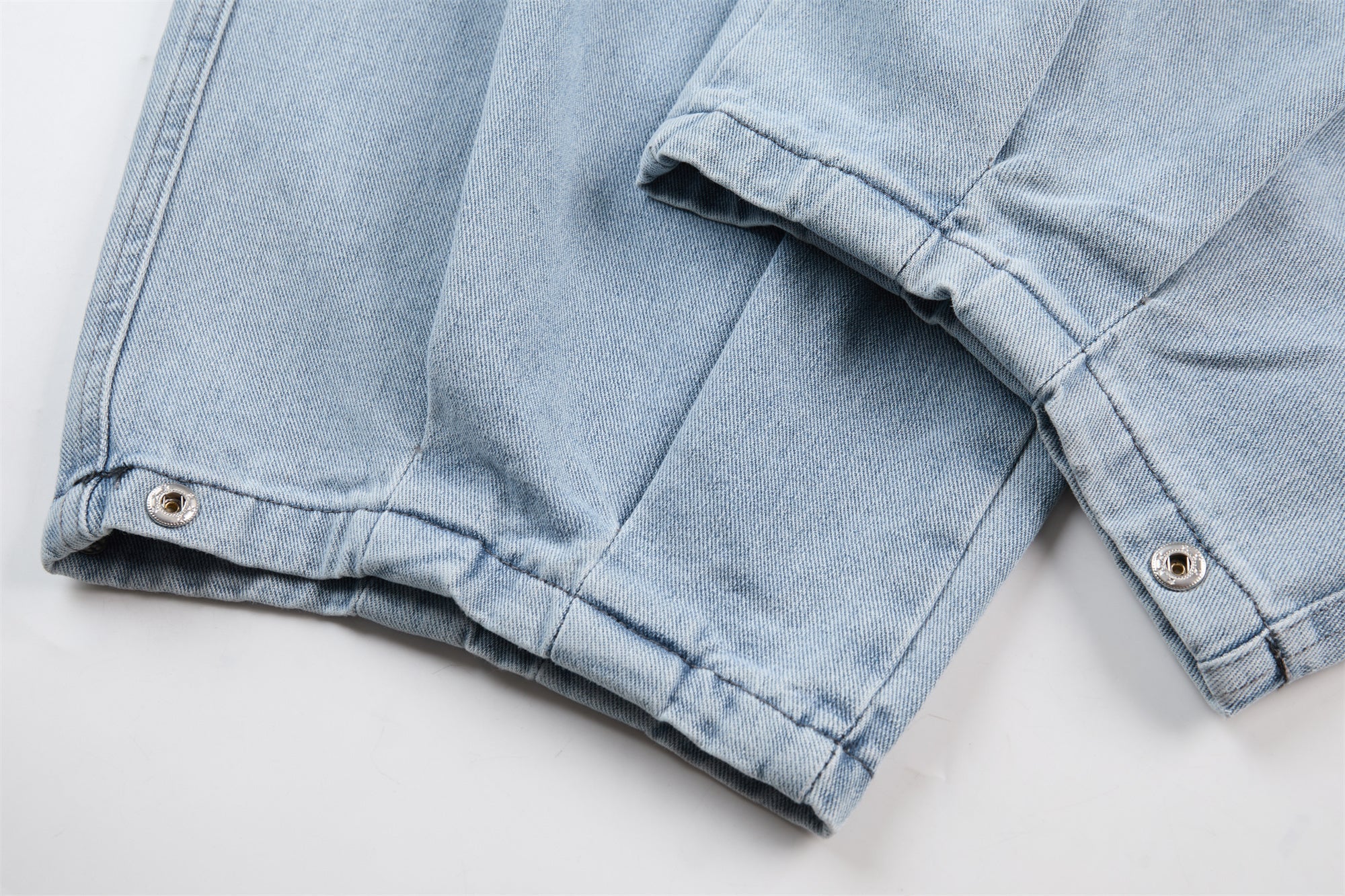 Sculpted Denim Balloon Pants | Oversized Wide-Leg Jeans