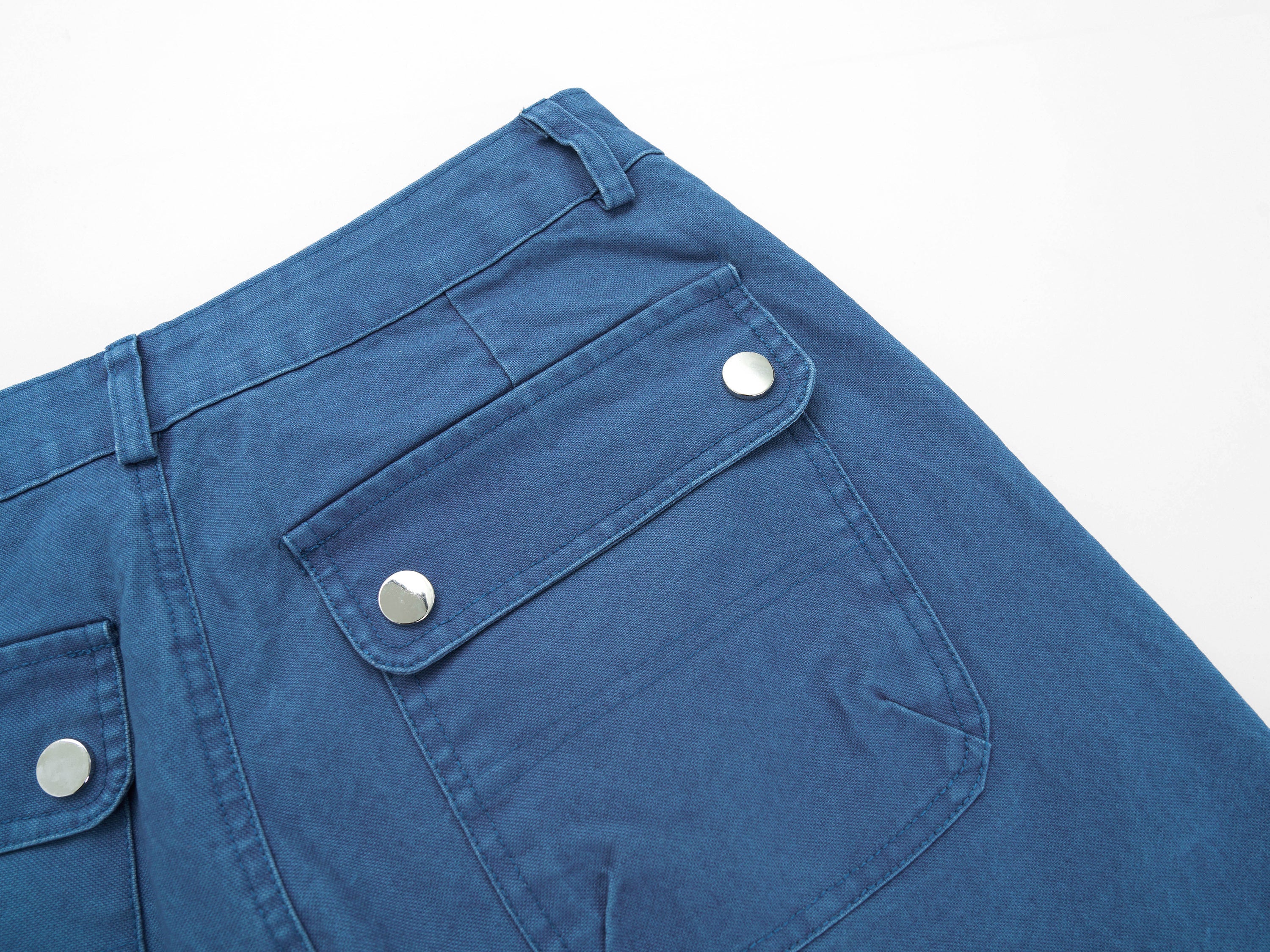 Utility Panel Wide-Leg Denim Pants | Workwear Streetwear