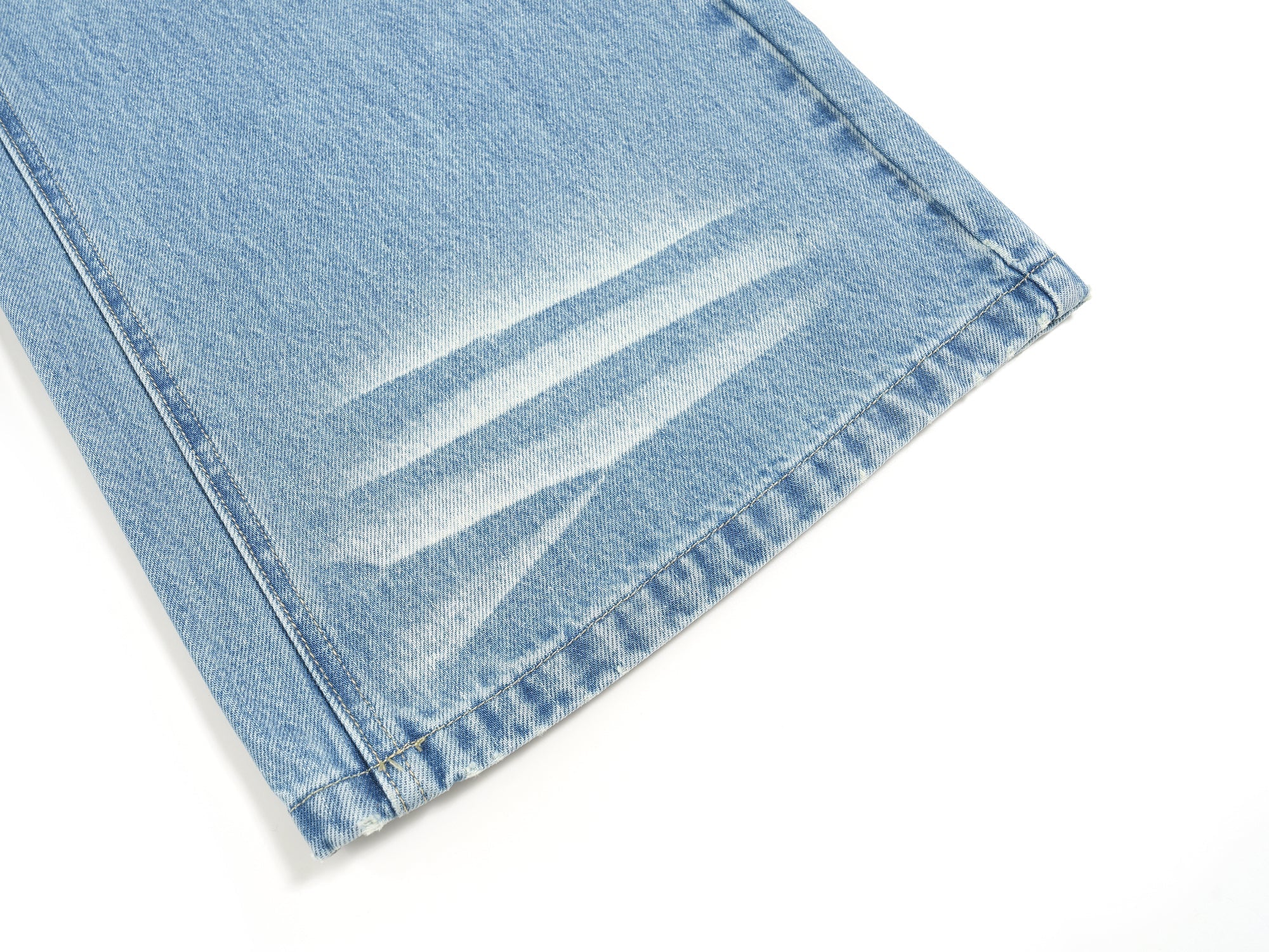 Omirad Faded Wide-Leg Jeans | Vintage Wash Streetwear Denim