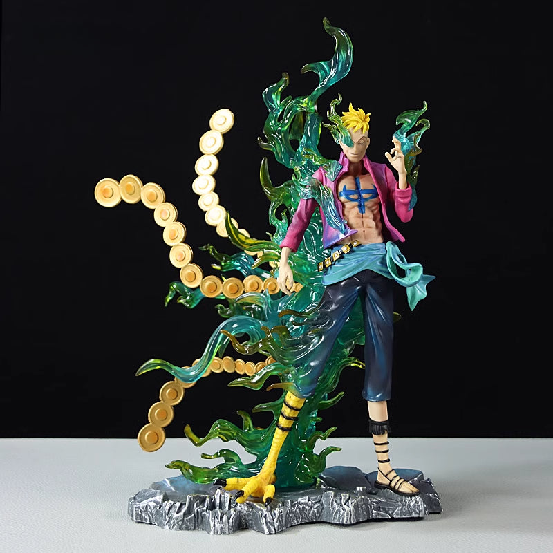 Figura Franky Action - 34 cm con efectos en llamas y detalles mecánicos, edición limitada - One Piece Coleccionable