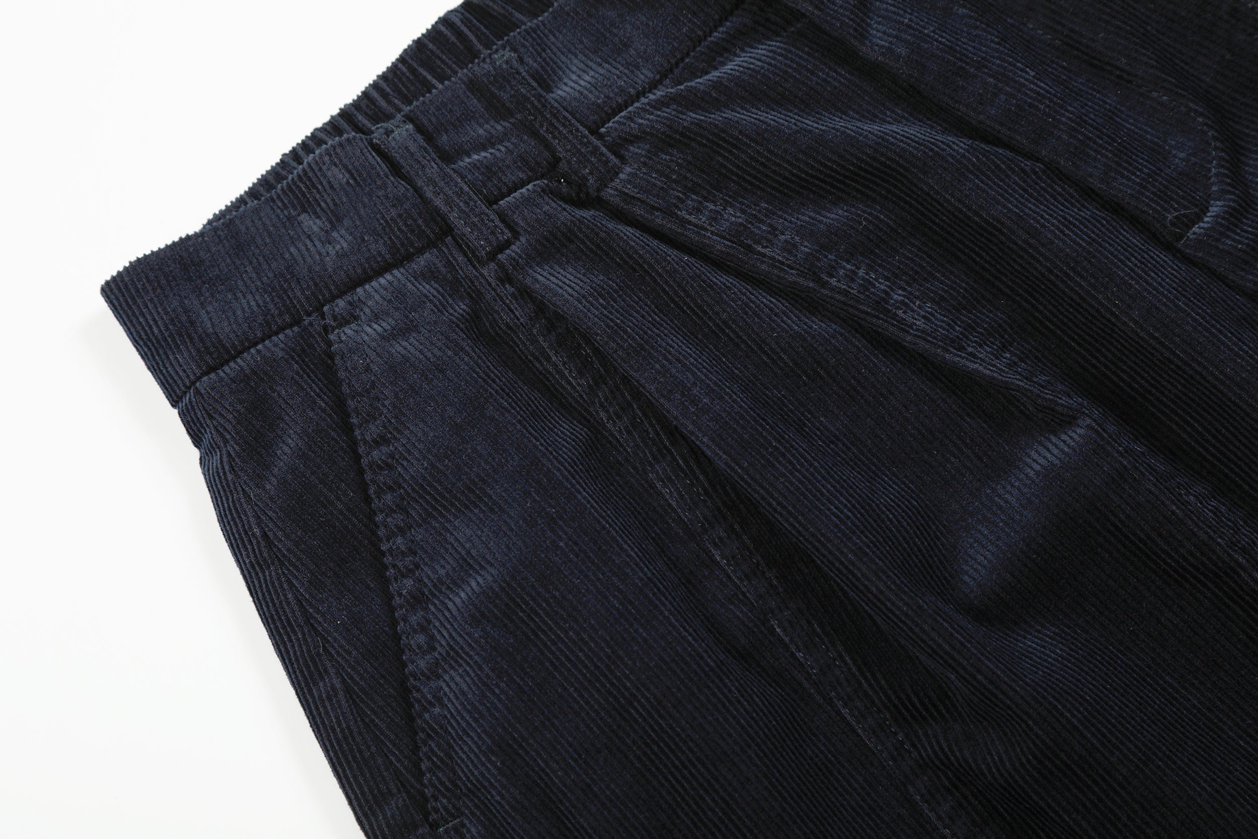 Omirad Wide-Leg Corduroy Pants | 100% Cotton Pleated Trousers