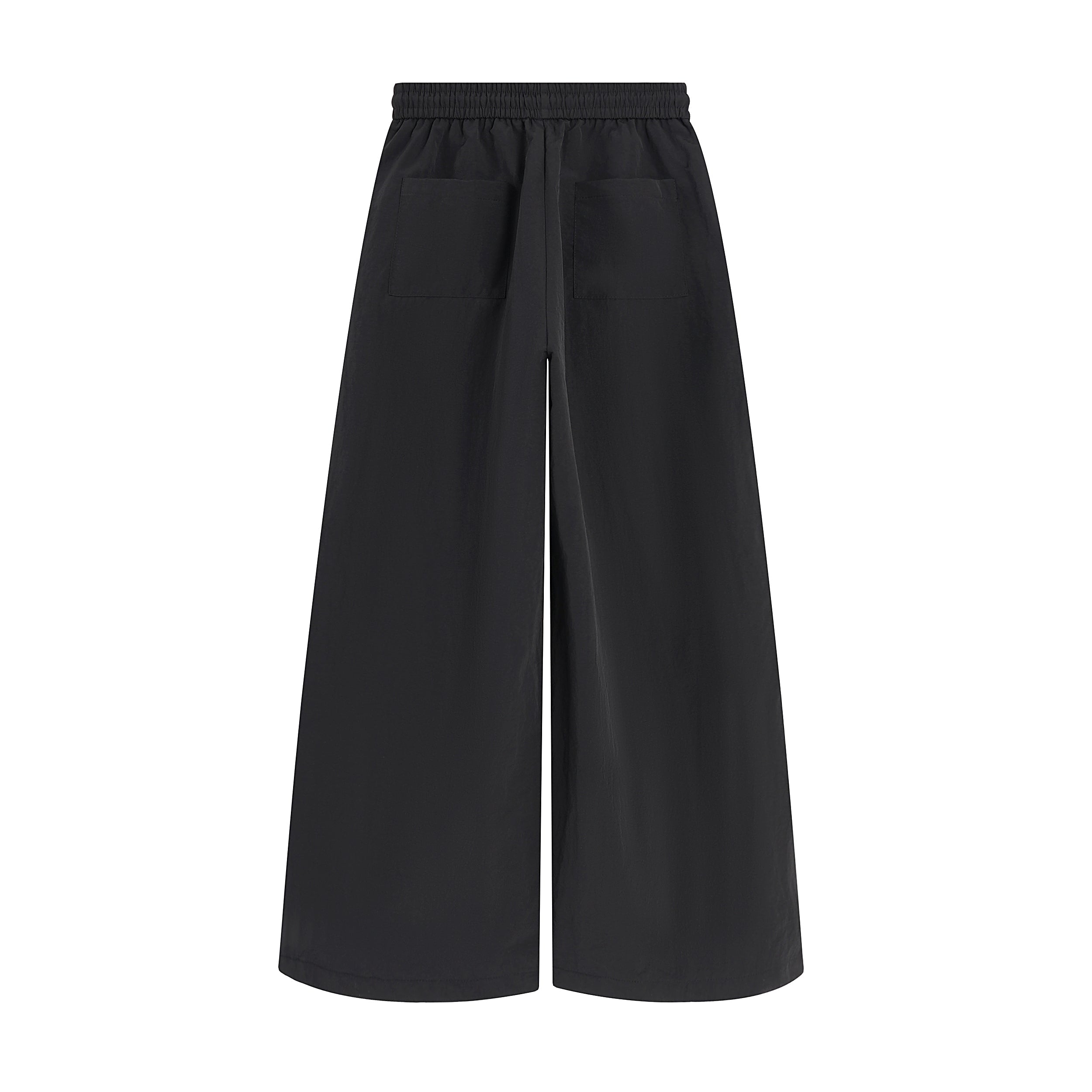 Omirad Flag Print Wide-Leg Nylon Pants | Streetwear Baggy Fit