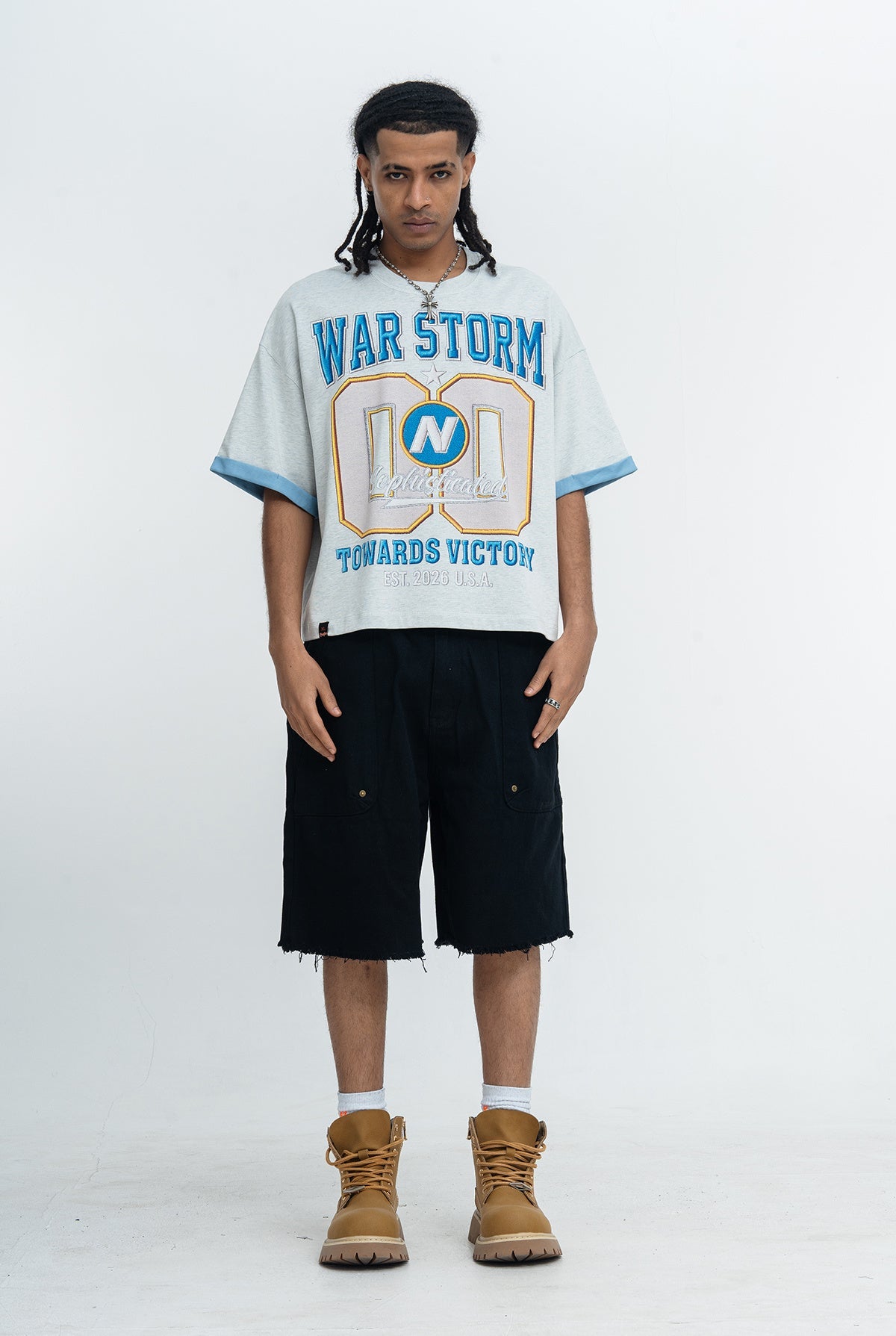 Omirad War Storm 00 Varsity Graphic Tee | Streetwear