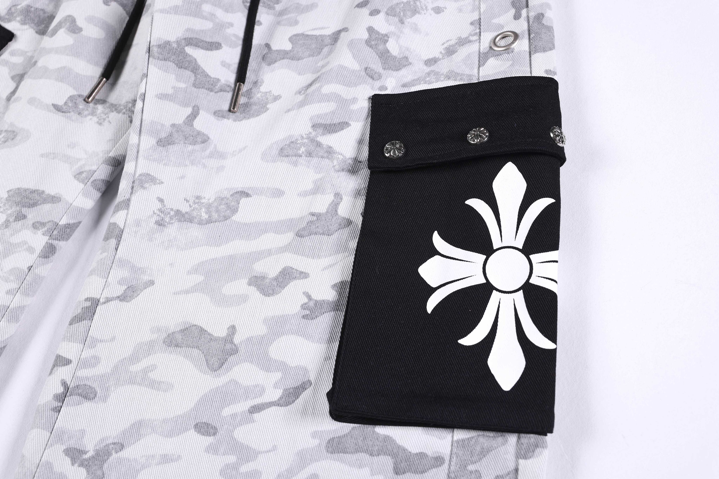 Omirad Camo Graphic Cargo Pants | Wide-Leg Streetwear