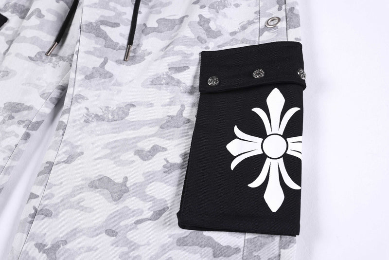 Omirad Camo Graphic Cargo Pants | Wide-Leg Streetwear