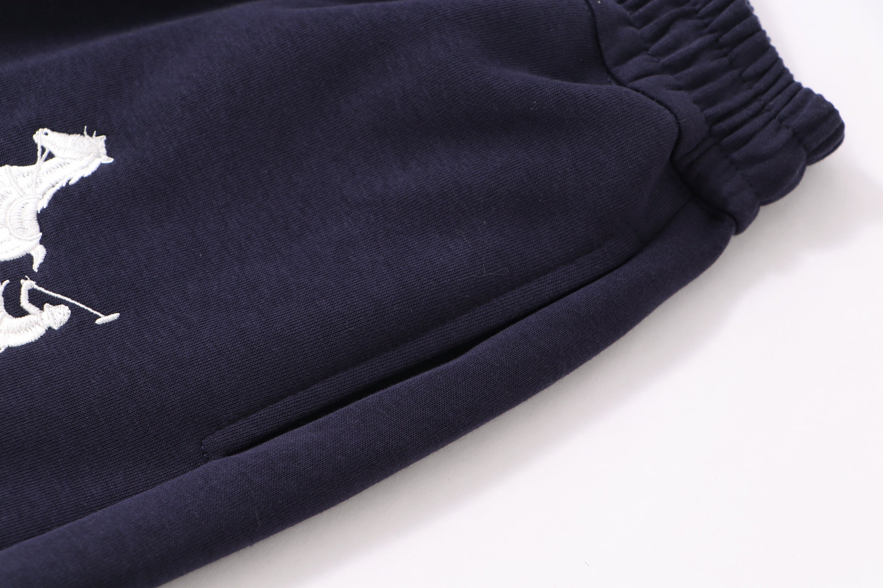 Omirad Horse Emblem Wide-Leg Sweatpants | Navy