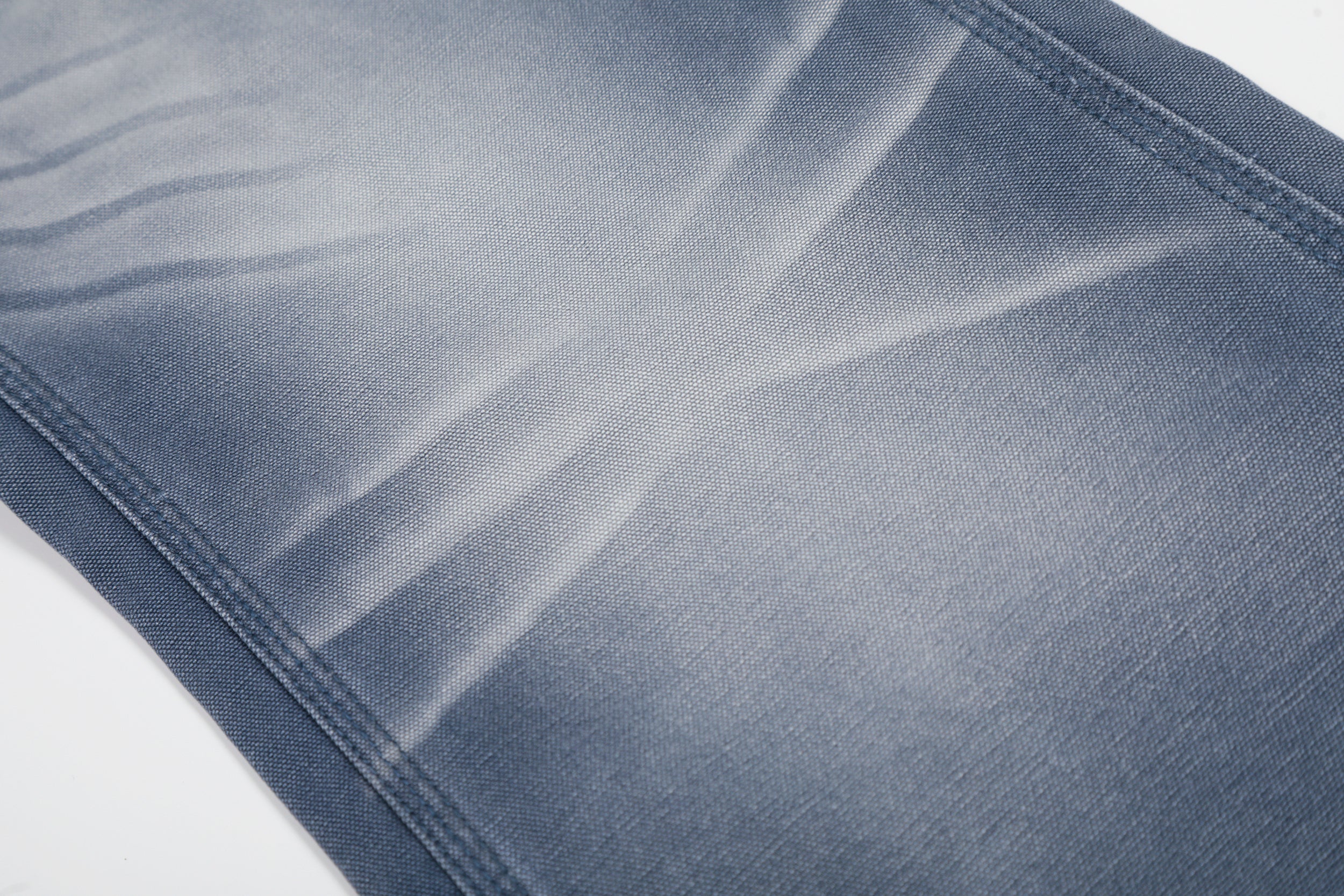 Washed Wrinkle Effect Wide-Leg Denim Jeans | Omirad