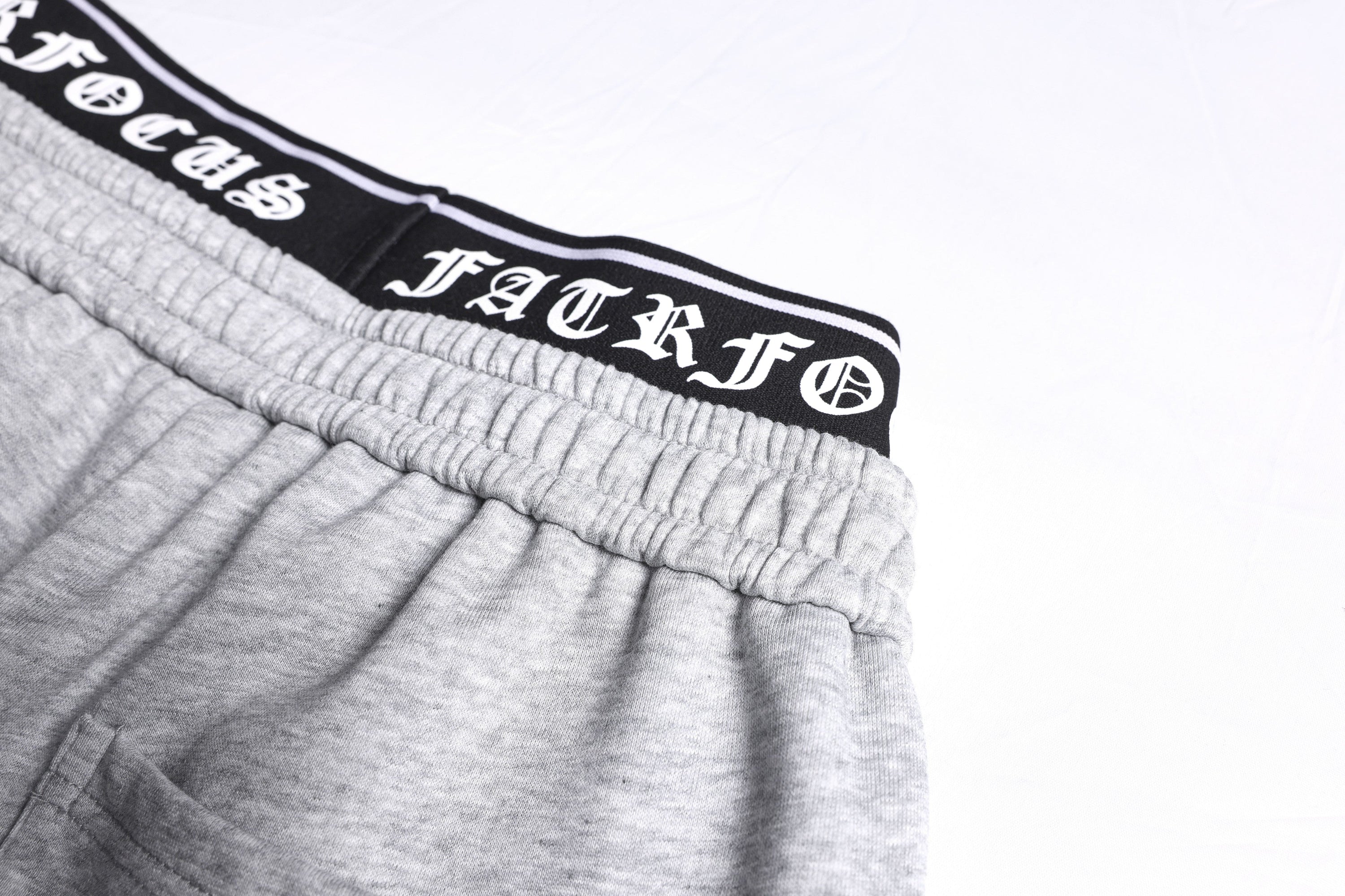 Gothic Outline Wide-Leg Sweatpants | Streetwear Joggers