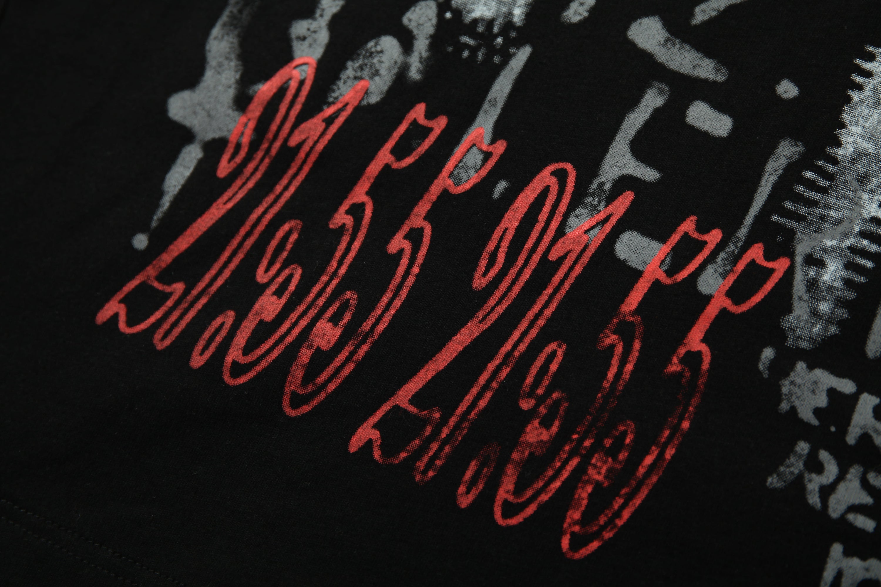Omirad Graphic Patchwork Crop Tee | Underground Streetwear
