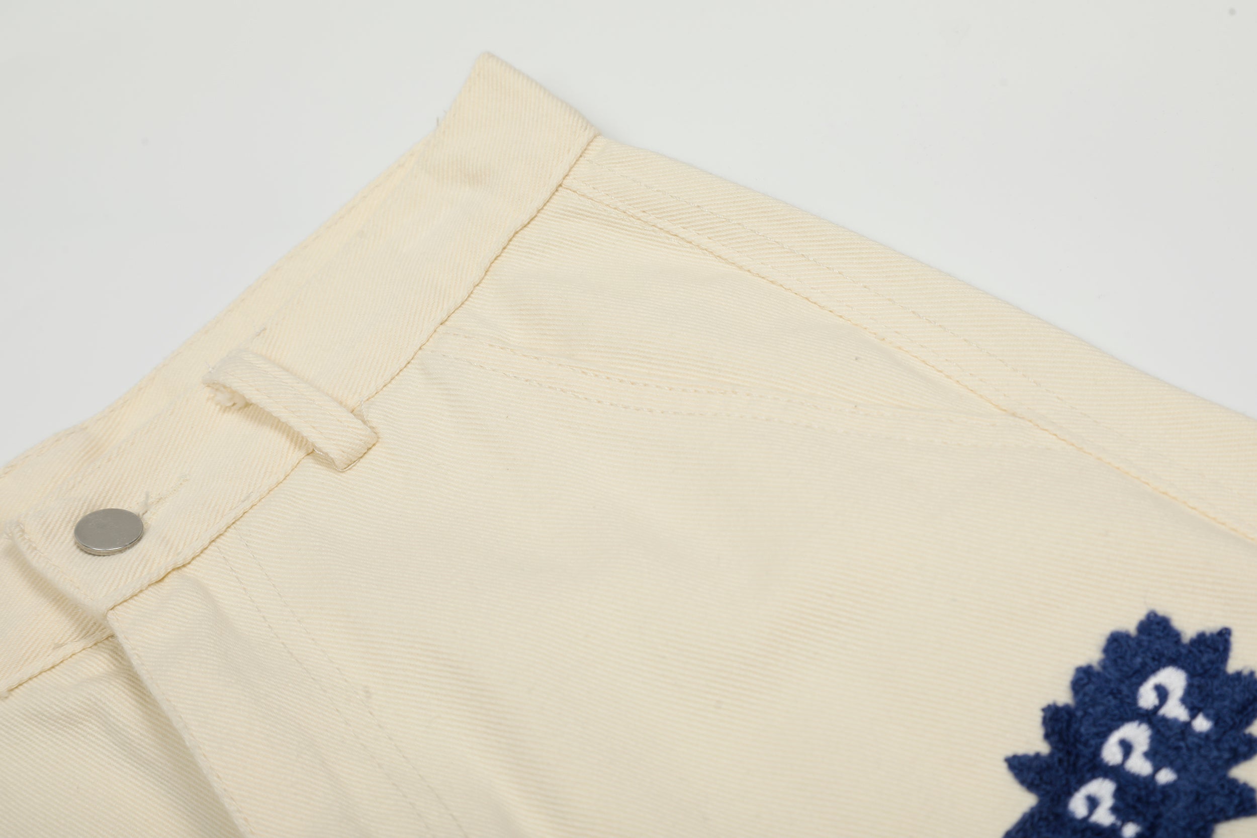 Cartoon Patch Cargo Wide-Leg Pants | Streetwear Graphic Trousers