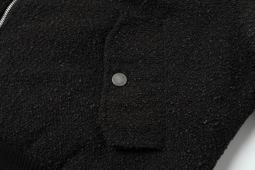 Omirad Textured Star Bomber Jacket | Streetwear Bomber