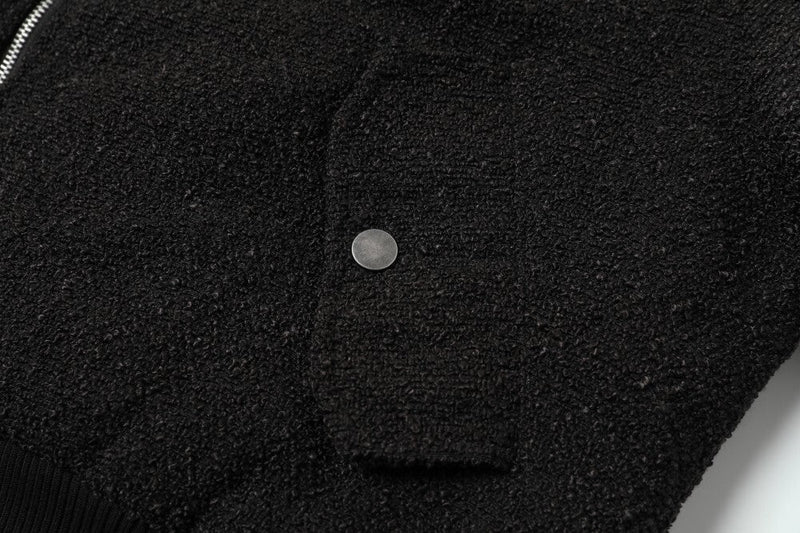 Omirad Textured Star Bomber Jacket | Streetwear Bomber