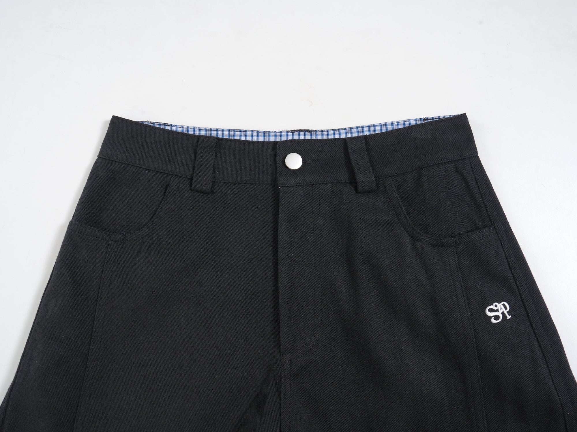 Star Patch Wide-Leg Cotton Pants | Streetwear Graphic Trousers