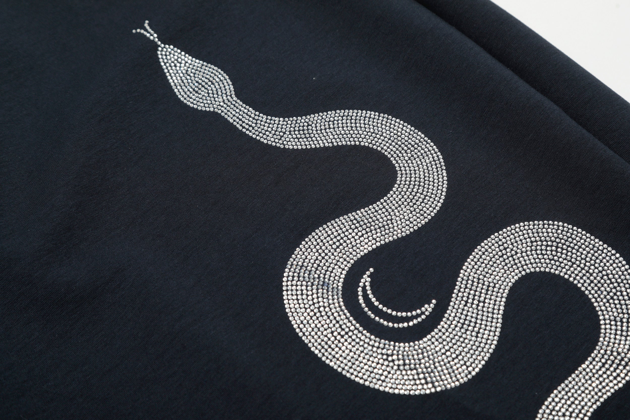 Serpent Rhinestone Graphic Sweatpants | Wide-Leg Streetwear